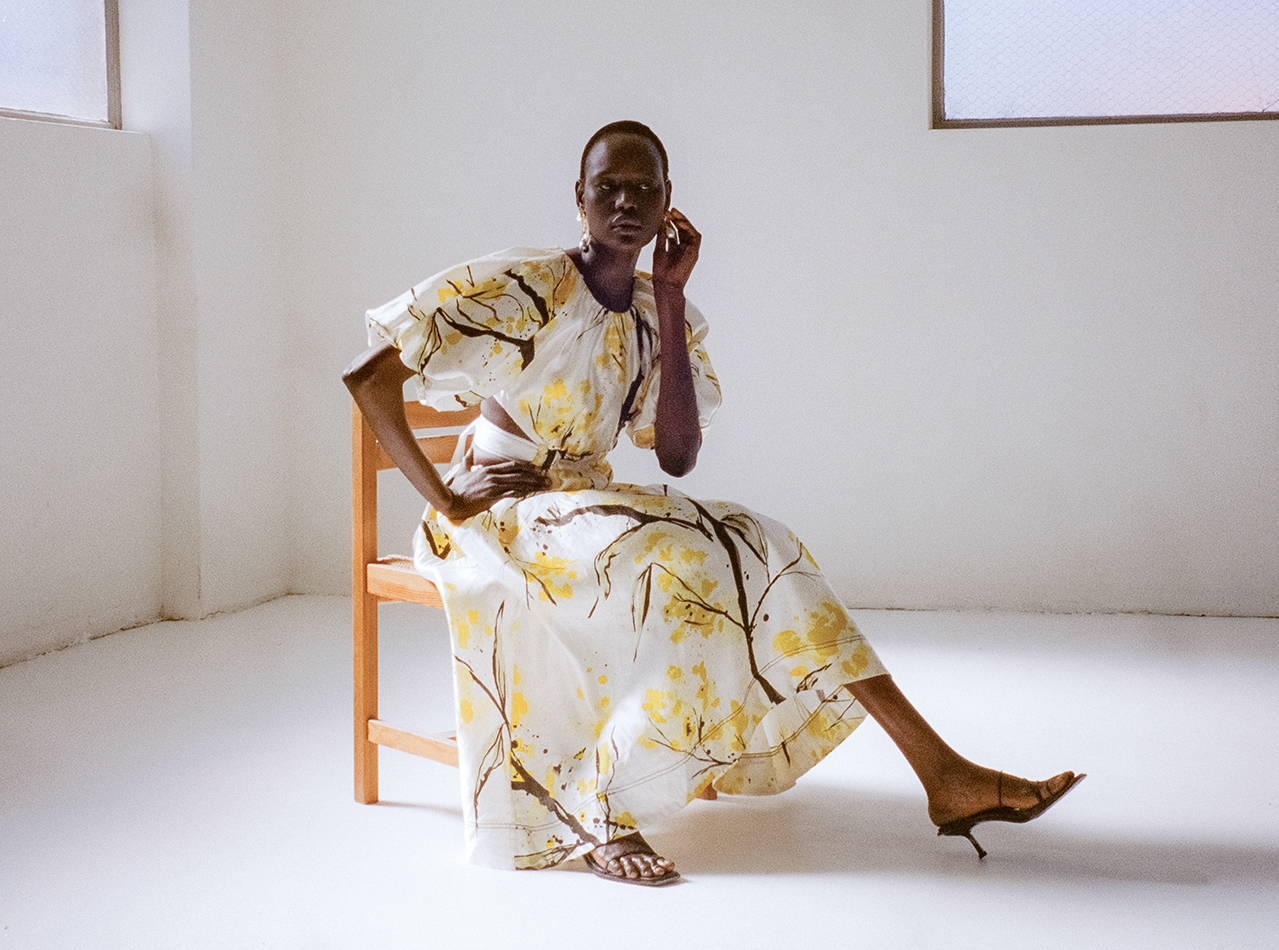 BLOOMSCAPE Resort 20 | Behind The Scenes featuring Ajak Deng  Aje AU