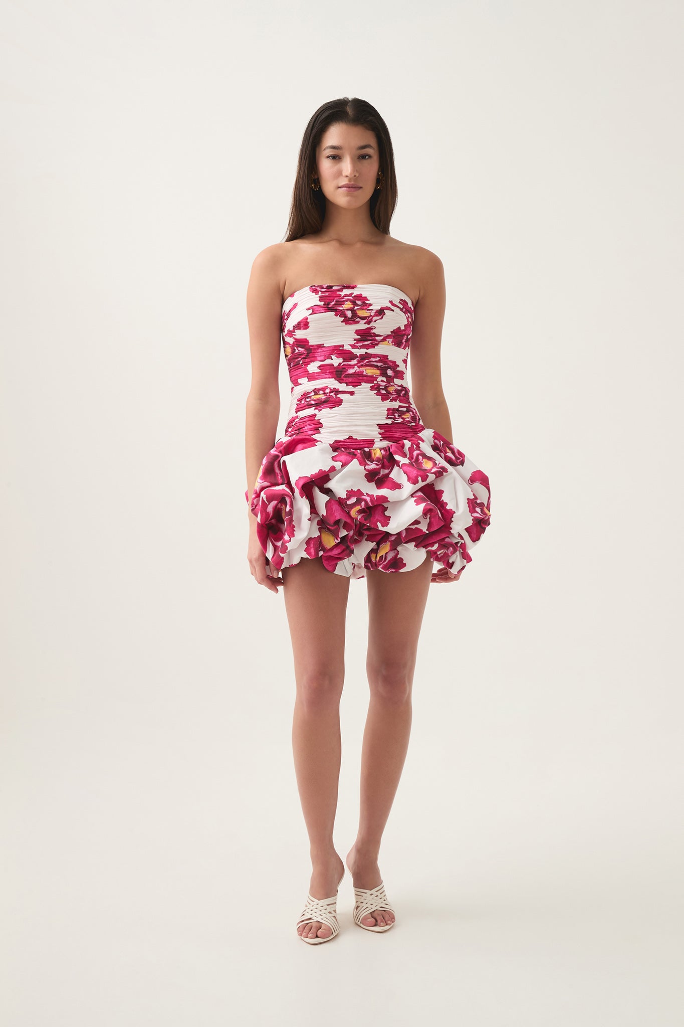 Violette Bubble Hem Mini Dress | Boldly Blooming | Aje Aje AU Violette Bubble Hem Mini Dress | Boldly Blooming | Aje Aje AU