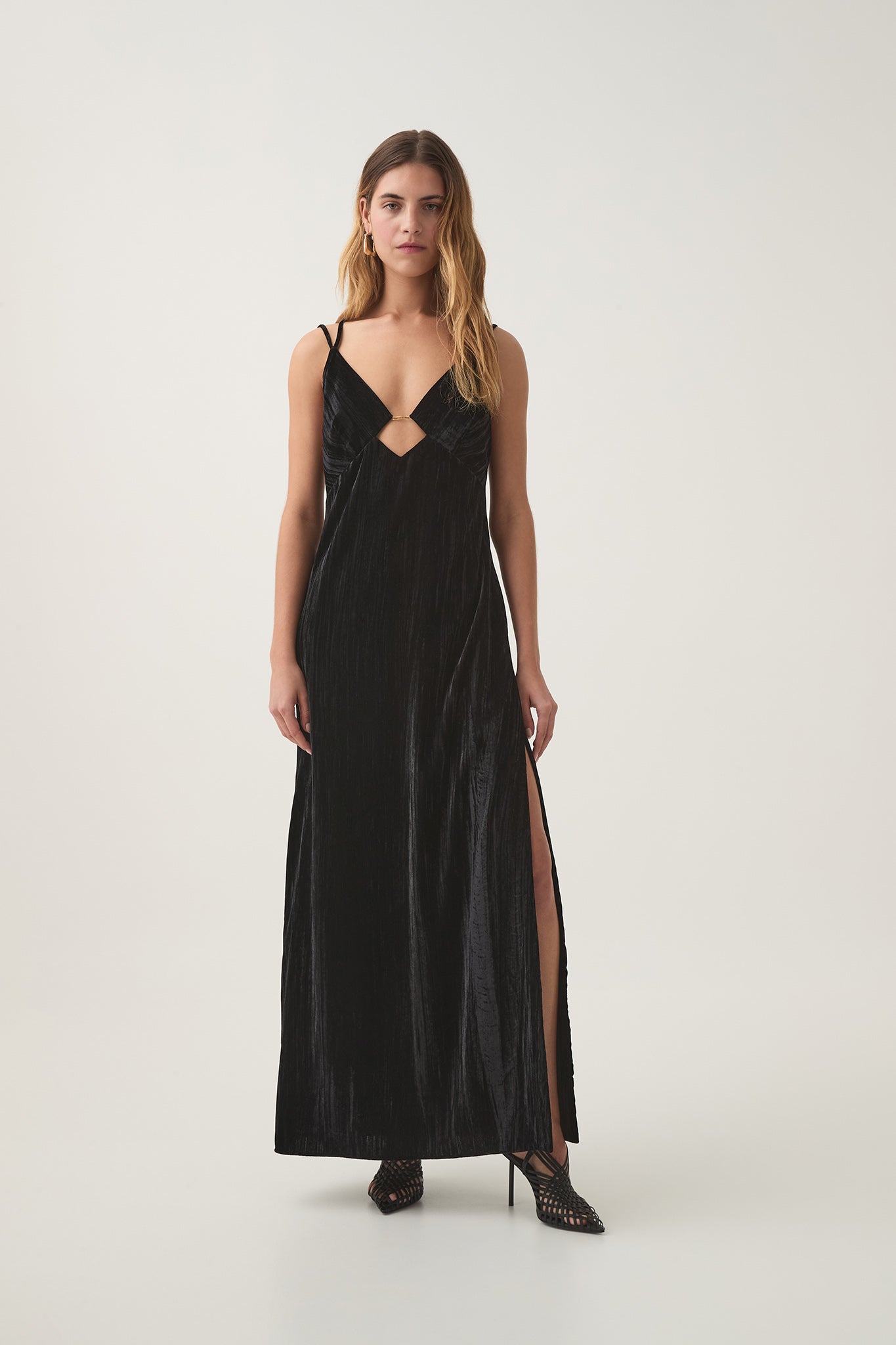 Moonbow Velvet Maxi Dress | Black | Aje Aje AU Moonbow Velvet Maxi Dress | Black | Aje Aje AU