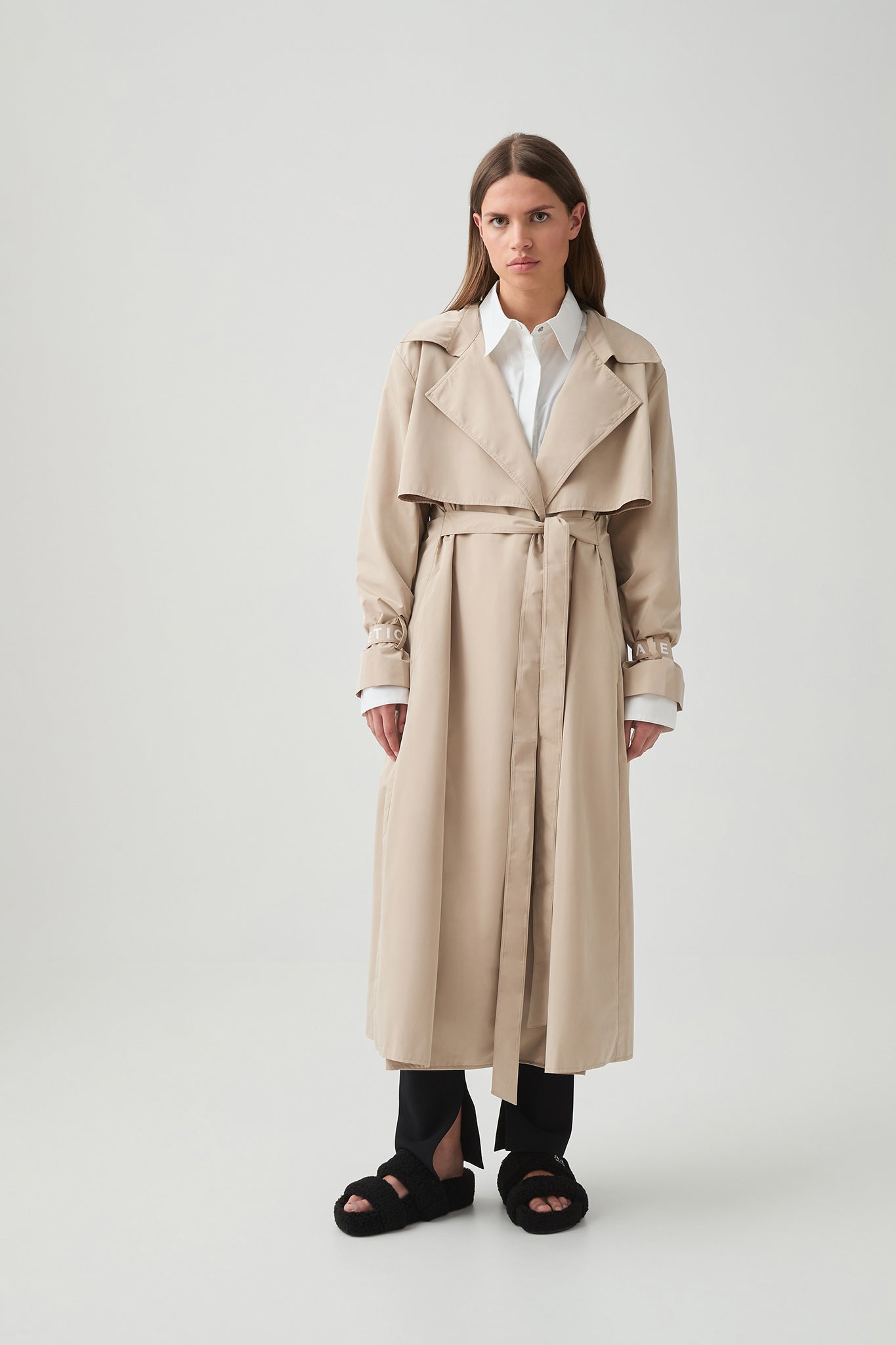Long Trench Mac Long Waterloo Heritage Trench Coat In Honey Women