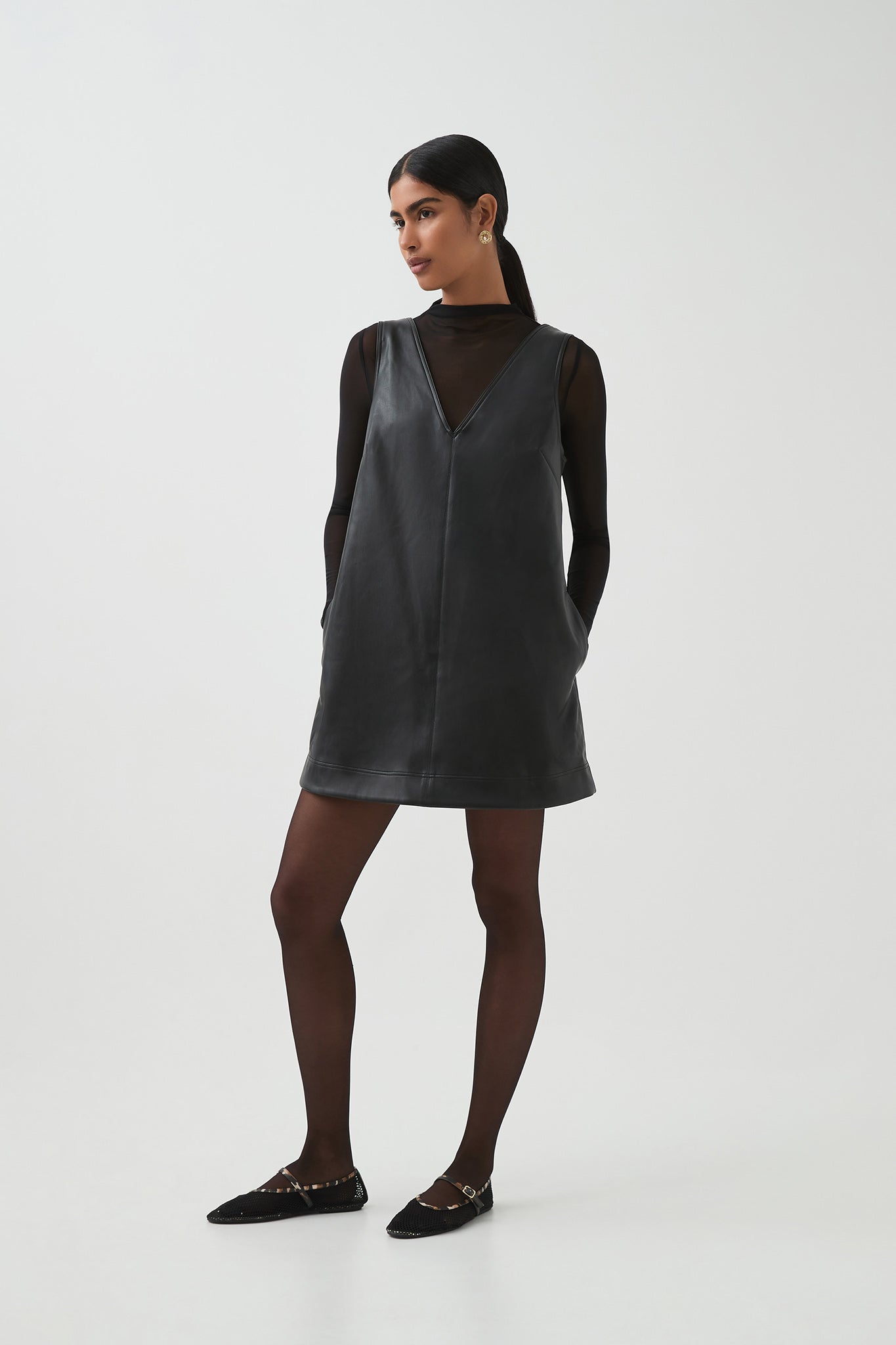 aje mini dress black Isla Mini Dress
