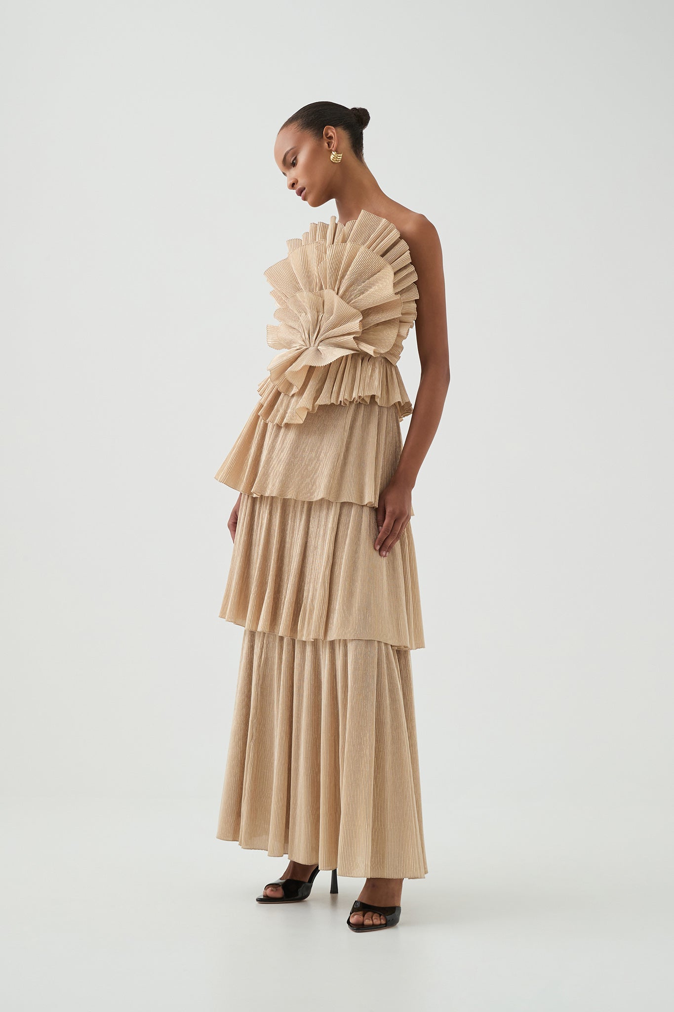 Kyra Gown | Gold | Aje Aje AU Kyra Gown | Gold | Aje Aje AU