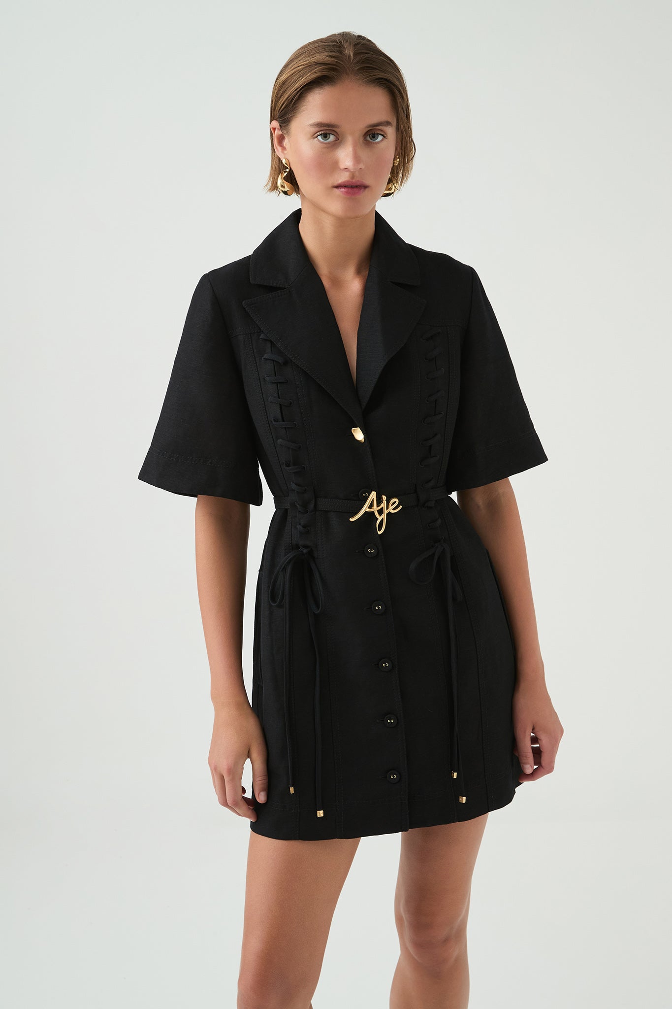 Ana Mini Dress-BLACK / 4 Ana Mini Dress-BLACK / 4