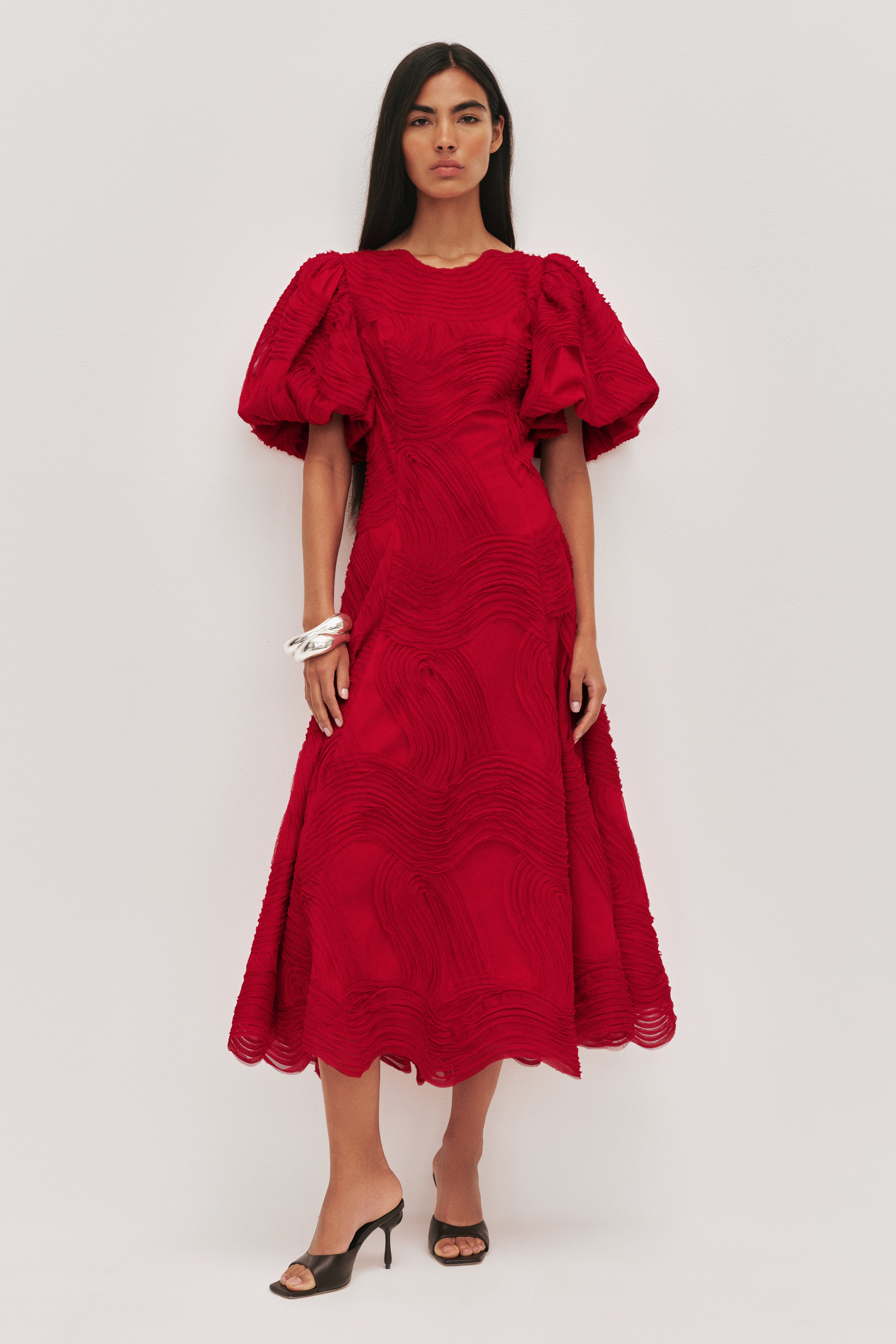 red dress au Marabella Mini Dress