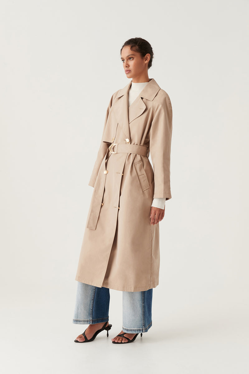 Replica Trench Coat Dune Beige Aje Aje AU