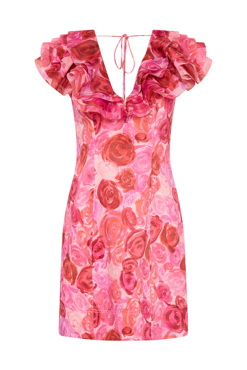 AJE - Charmed Plunge Mini Dress (AU 10)
