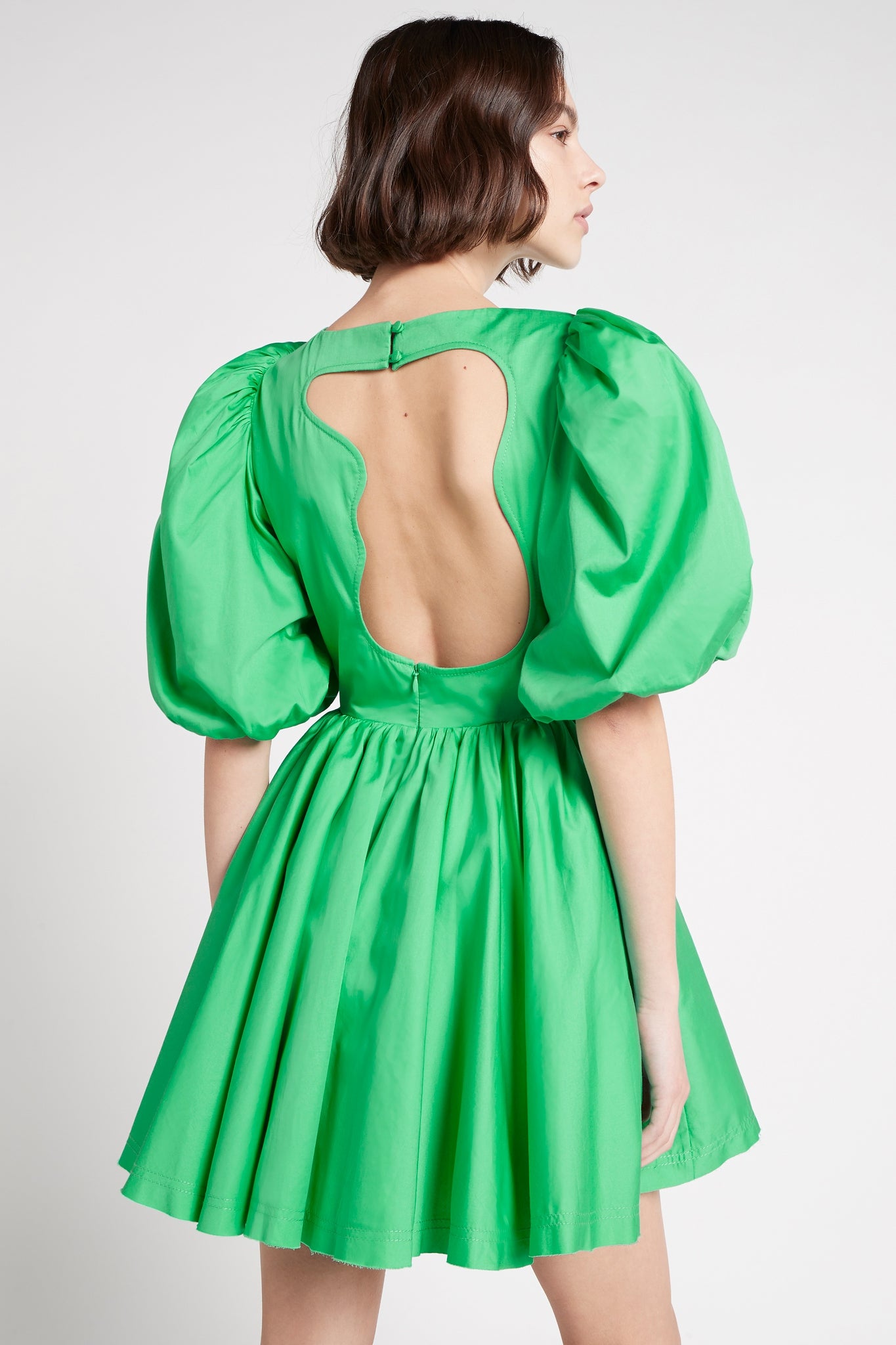 aje concept dress green Aquiline Gown-HUNTER GREEN / 4