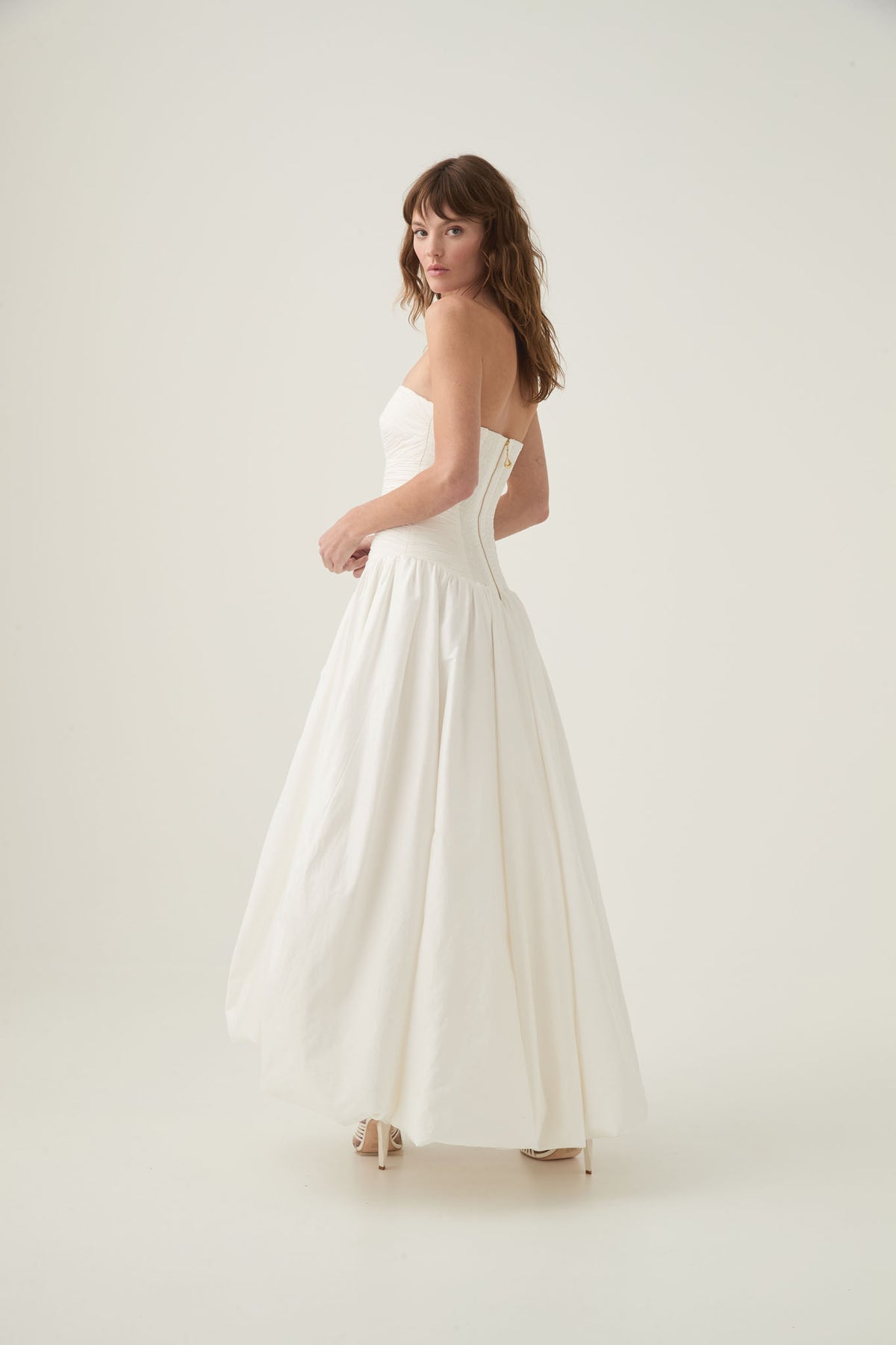 Violette Bubble Him Maxi - White