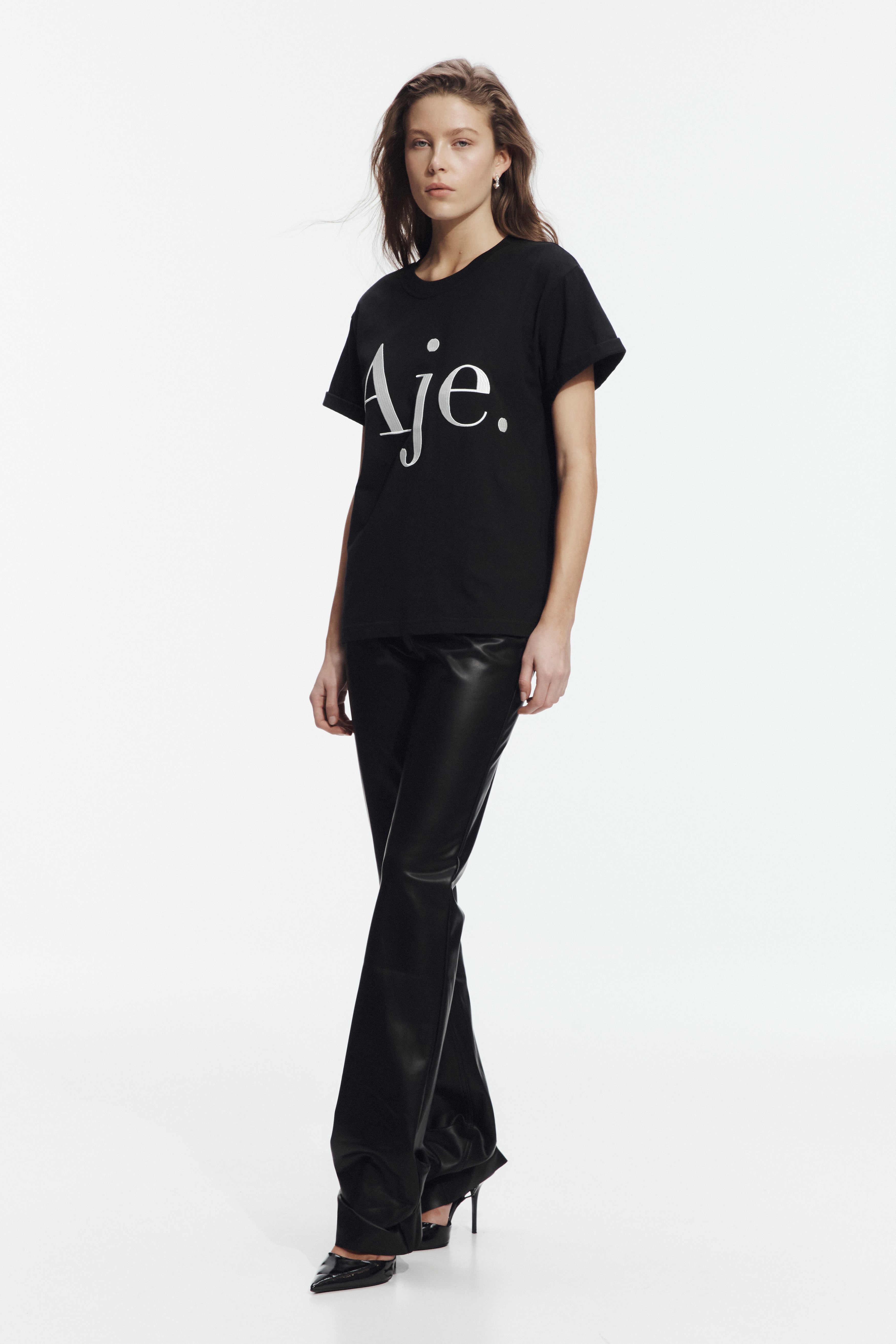 Alice Embroidered Logo Tee