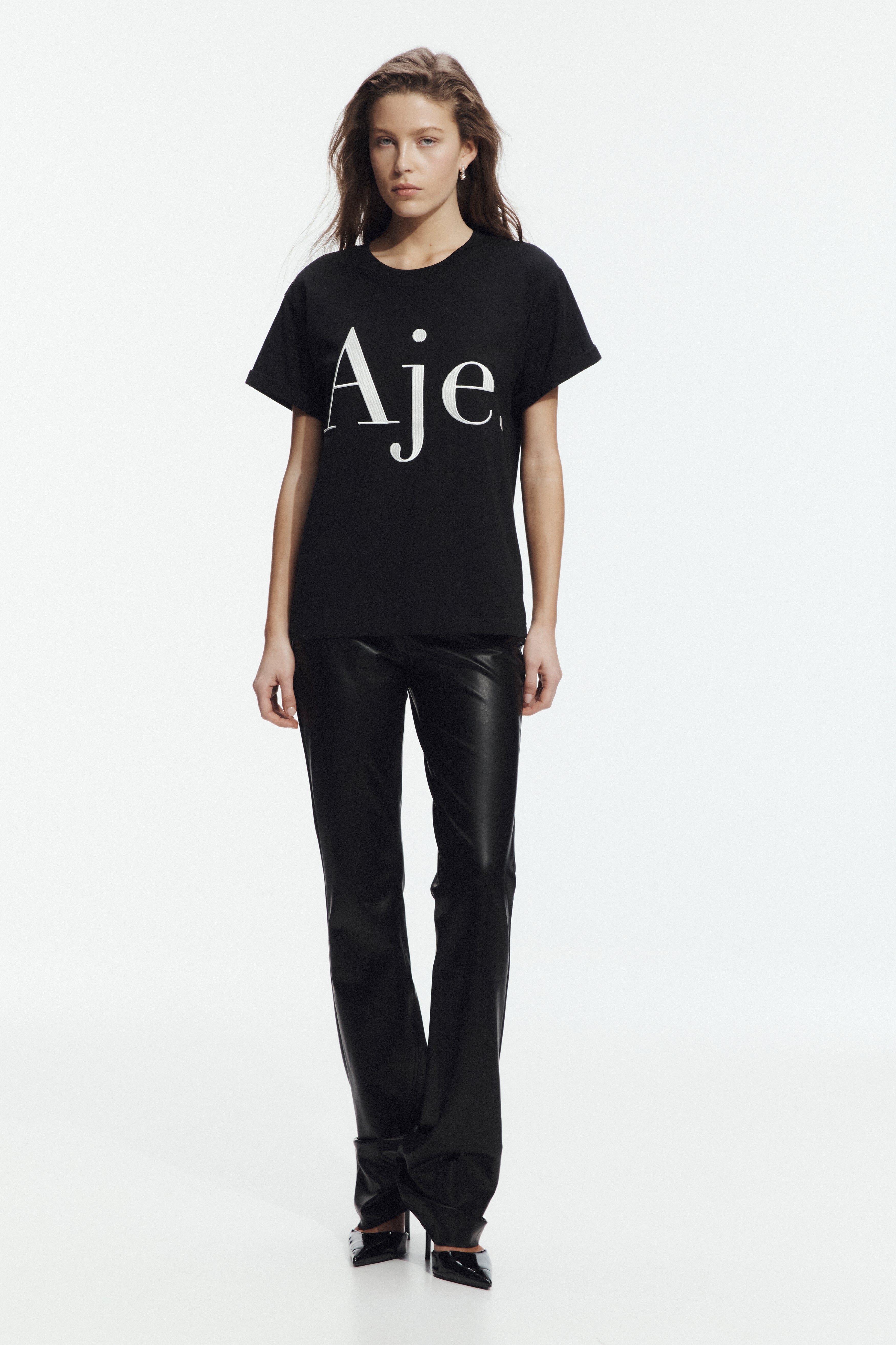 Alice Embroidered Logo Tee