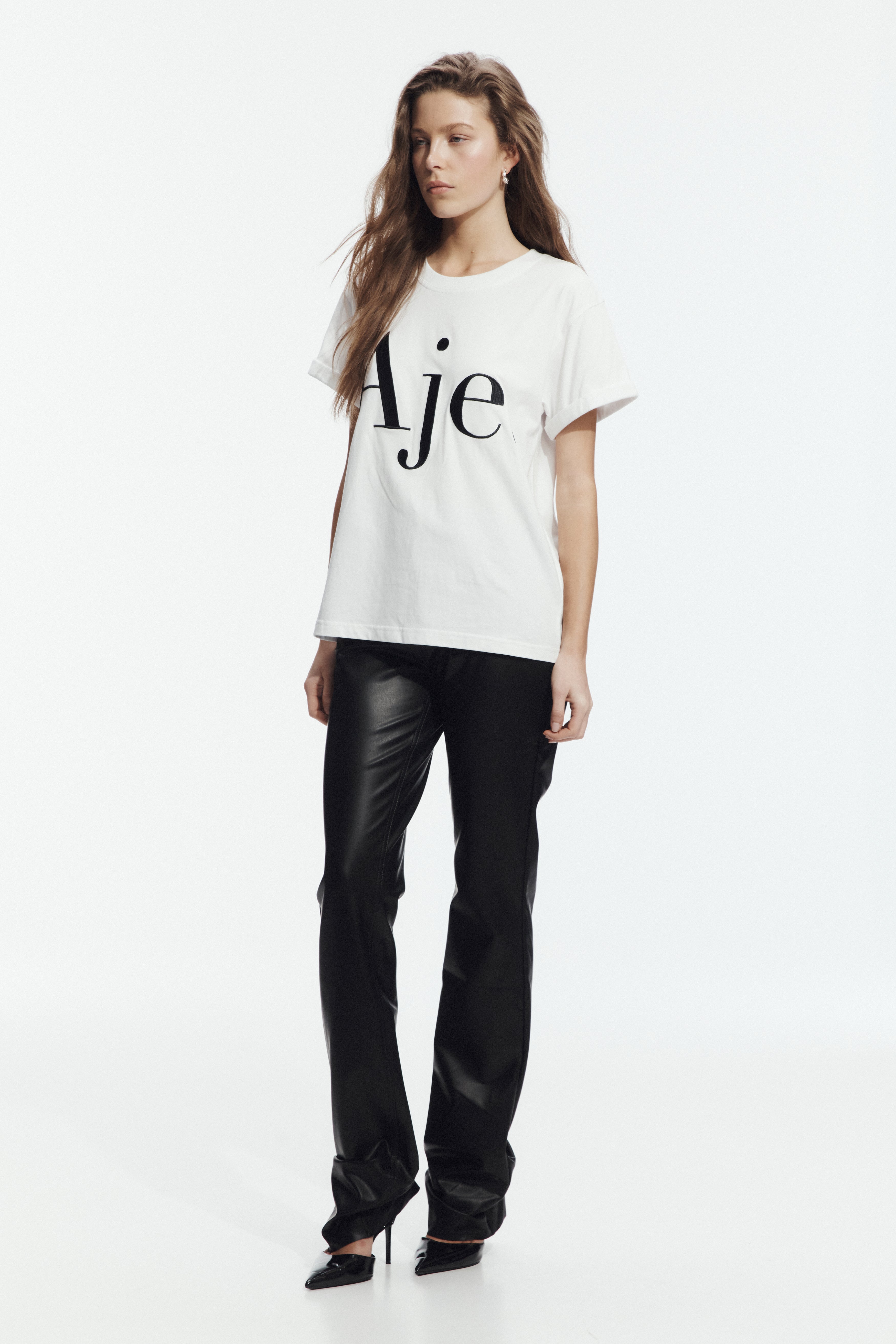 Alice Embroidered Logo Tee