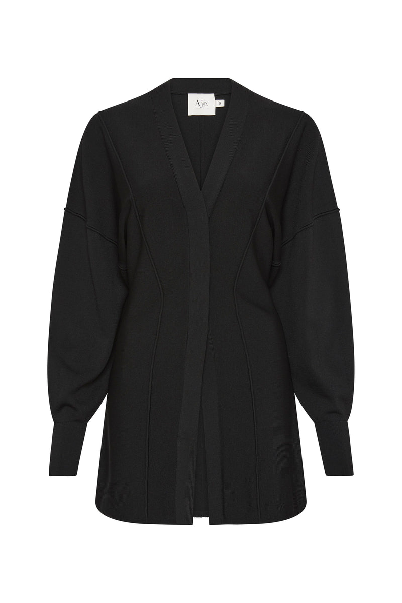 Cavetto Blouson Cardigan | Black | Aje – Aje AU