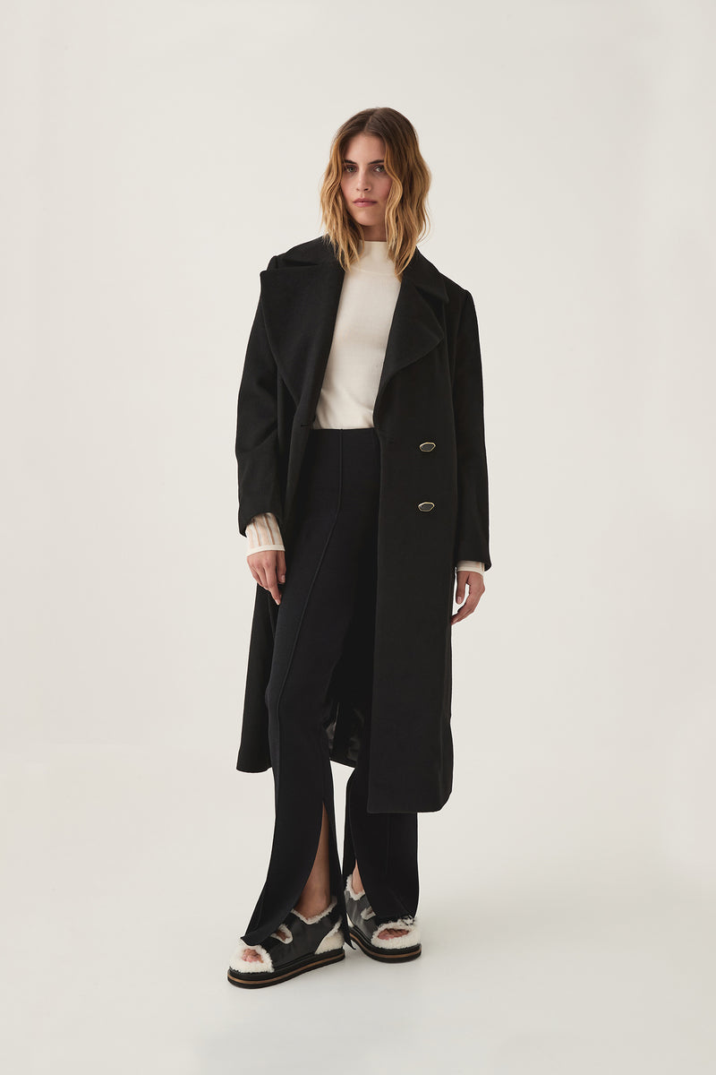 Carolina Wool Coat | Black | Aje – Aje AU