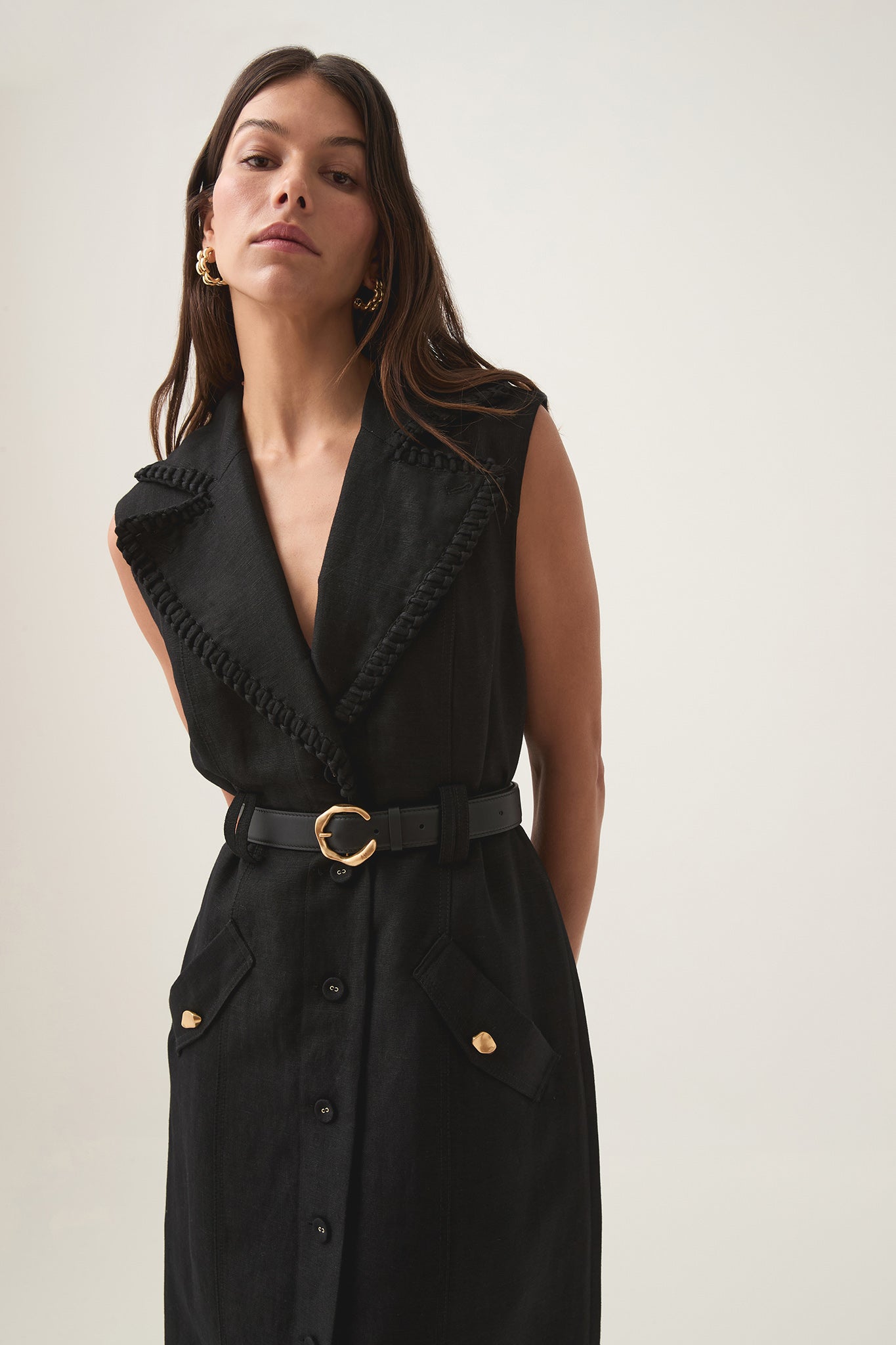 aje woodland utility midi dress Aje