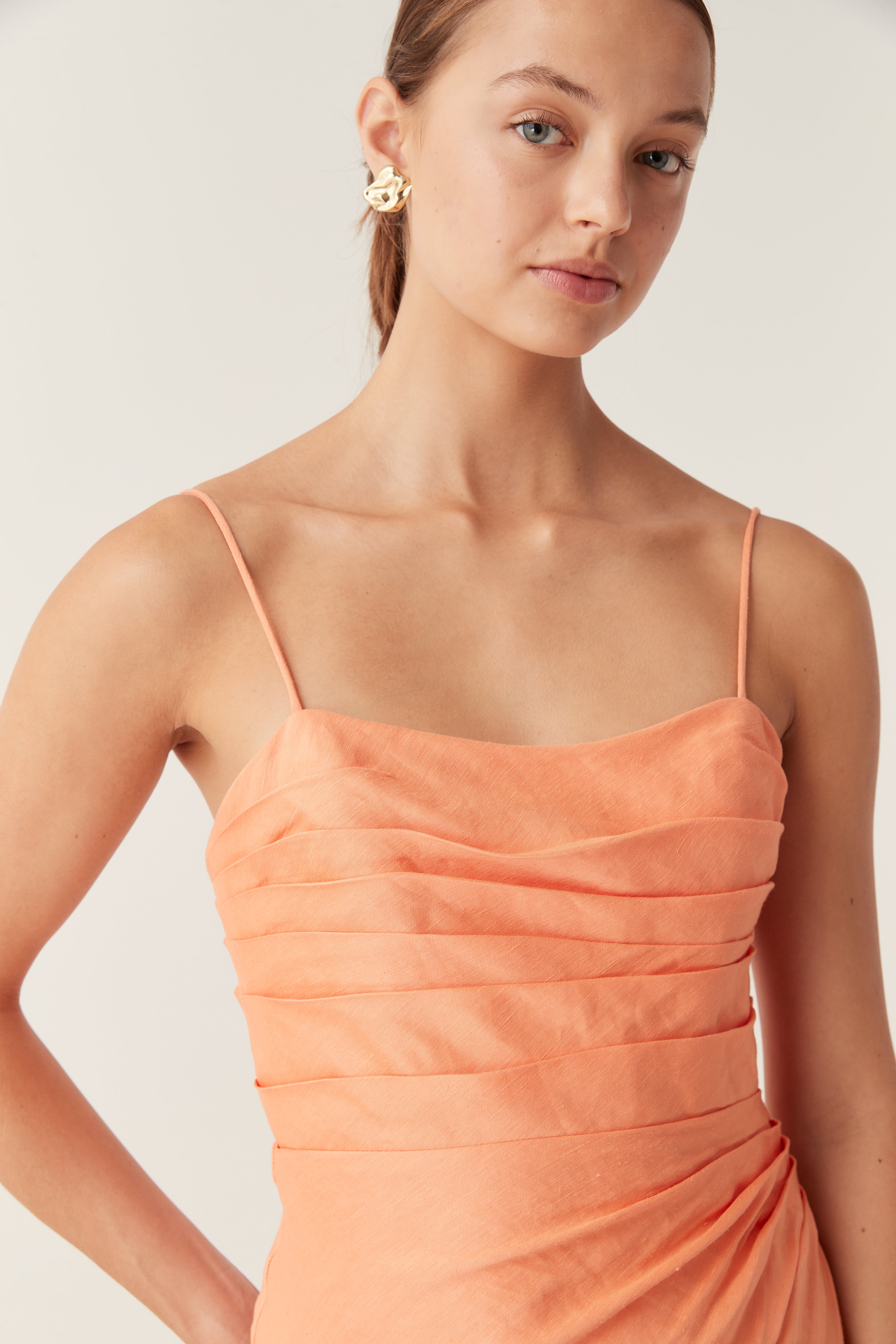 Clarice Draped Maxi Dress