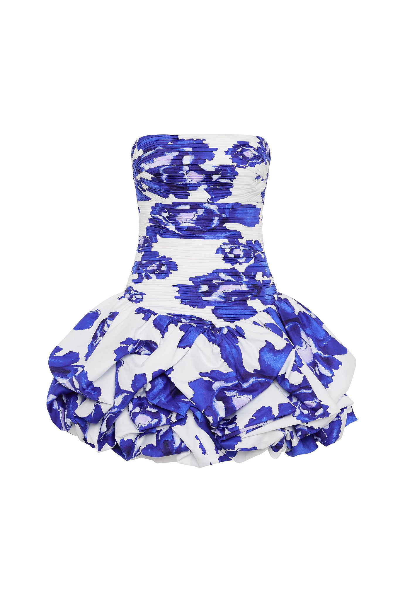 Violette Bubble Hem Mini Dress | Boldly Blooming Cobalt | Aje Aje AU Violette Bubble Hem Mini Dress | Boldly Blooming Cobalt | Aje Aje AU