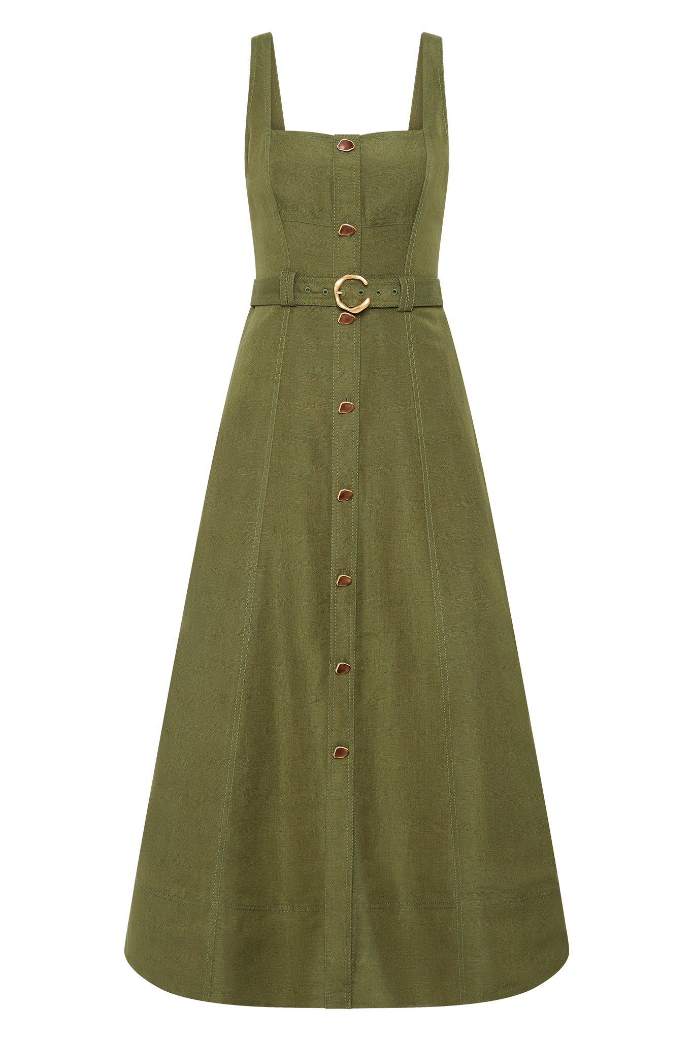 Axle Utility Midi Dress | Palm Green | Aje Aje AU Axle Utility Midi Dress | Palm Green | Aje Aje AU