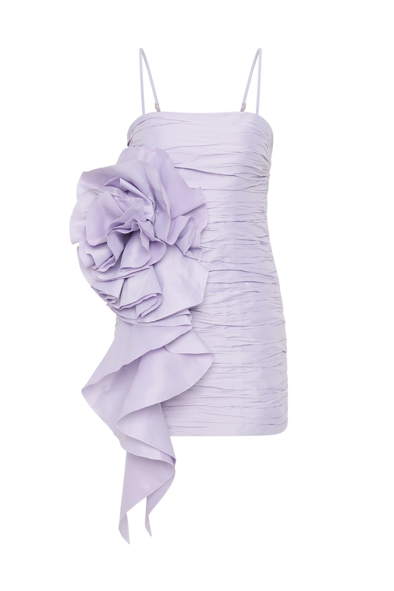 purple aje dress Adelie Puff Sleeve Mini Dress-PLUM PURPLE / 4