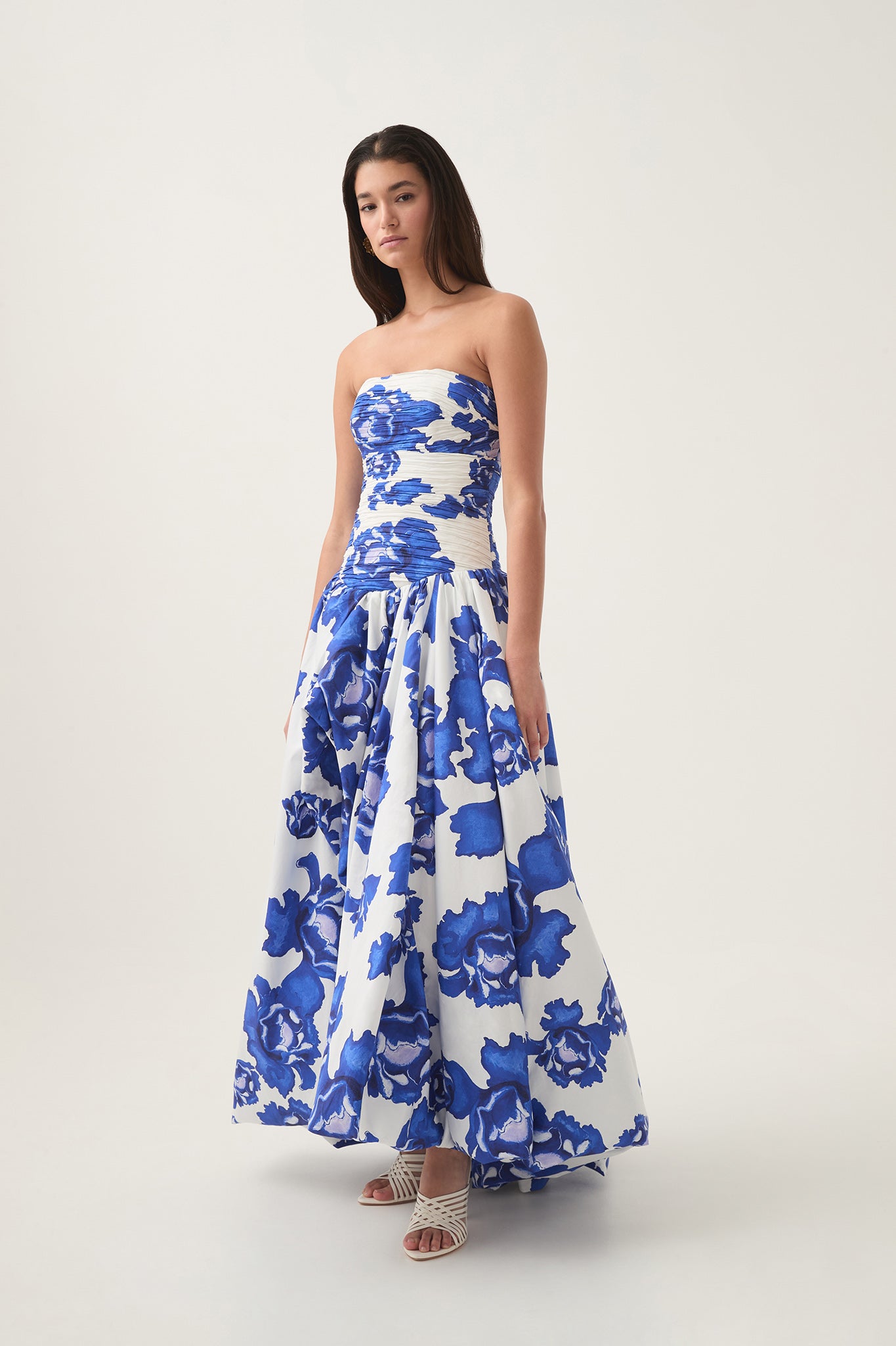 Behold Maxi Dress | Boldly Blooming Cobalt | Aje – Aje AU