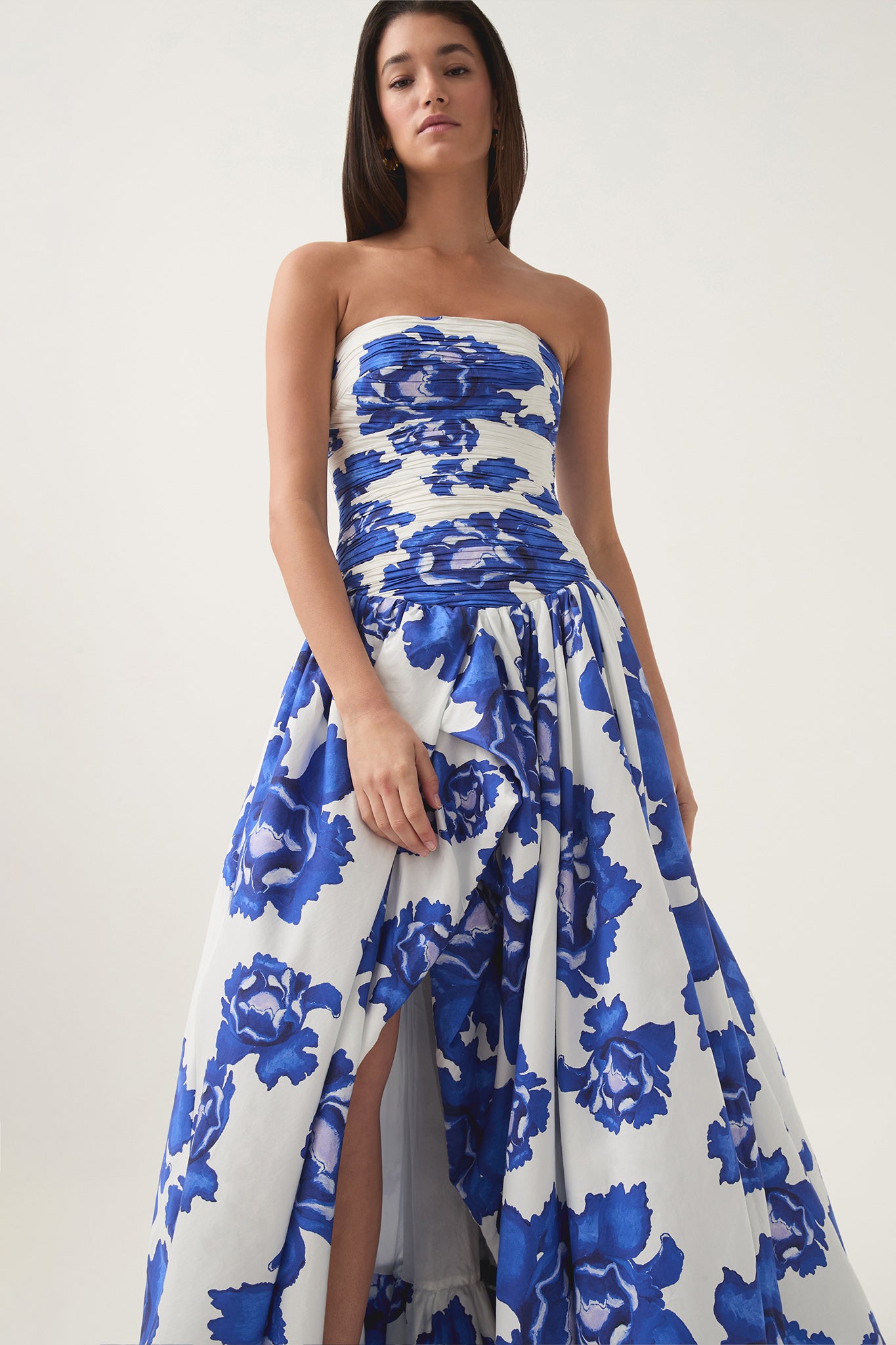 Behold Maxi Dress | Boldly Blooming Cobalt | Aje – Aje AU