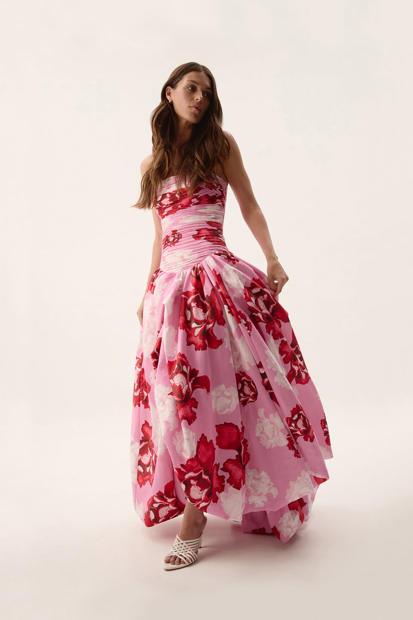 Behold Maxi Dress | Pink Boldly Blooming | Aje – Aje AU