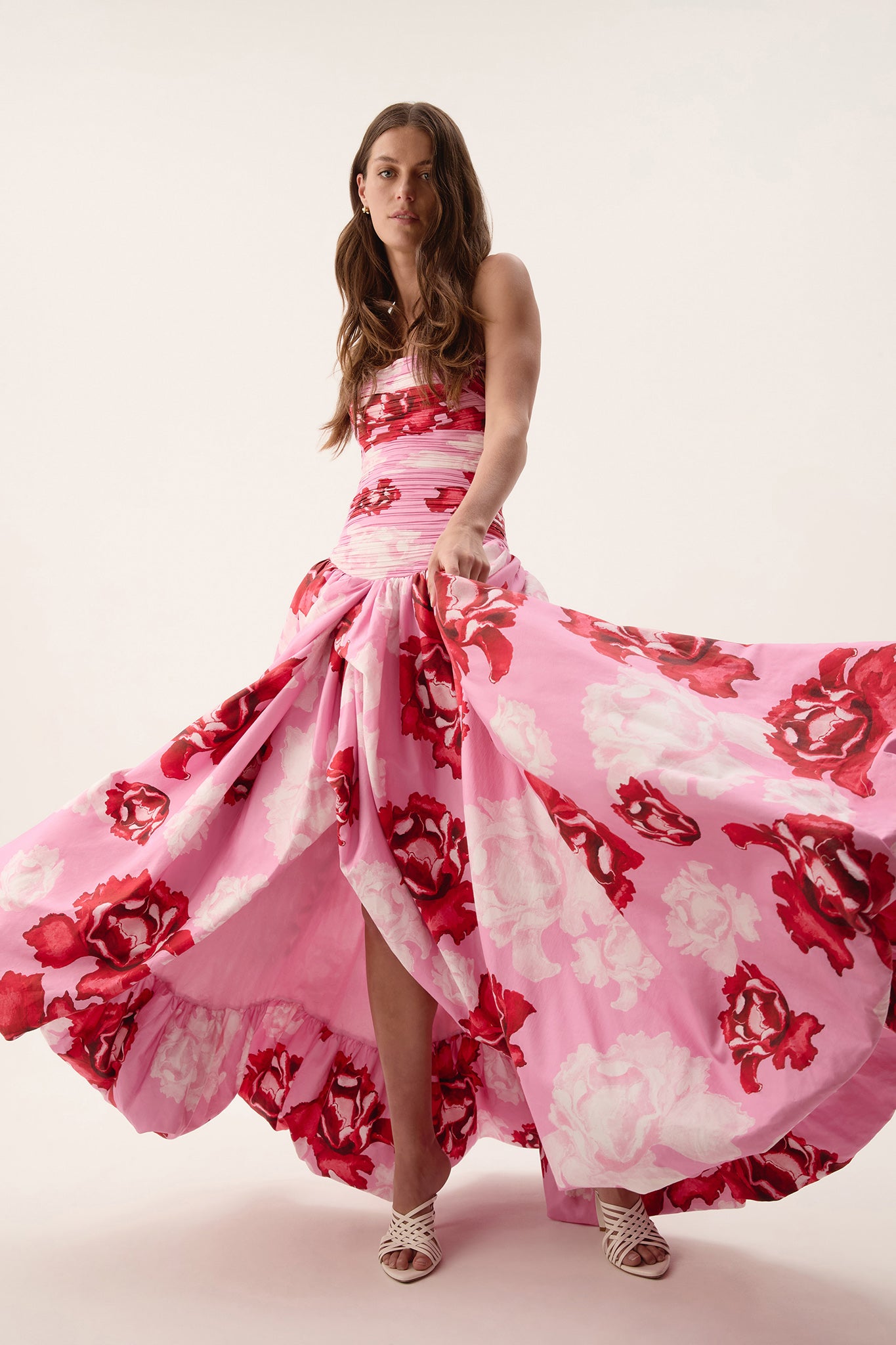 Behold Maxi Dress | Pink Boldly Blooming | Aje – Aje AU