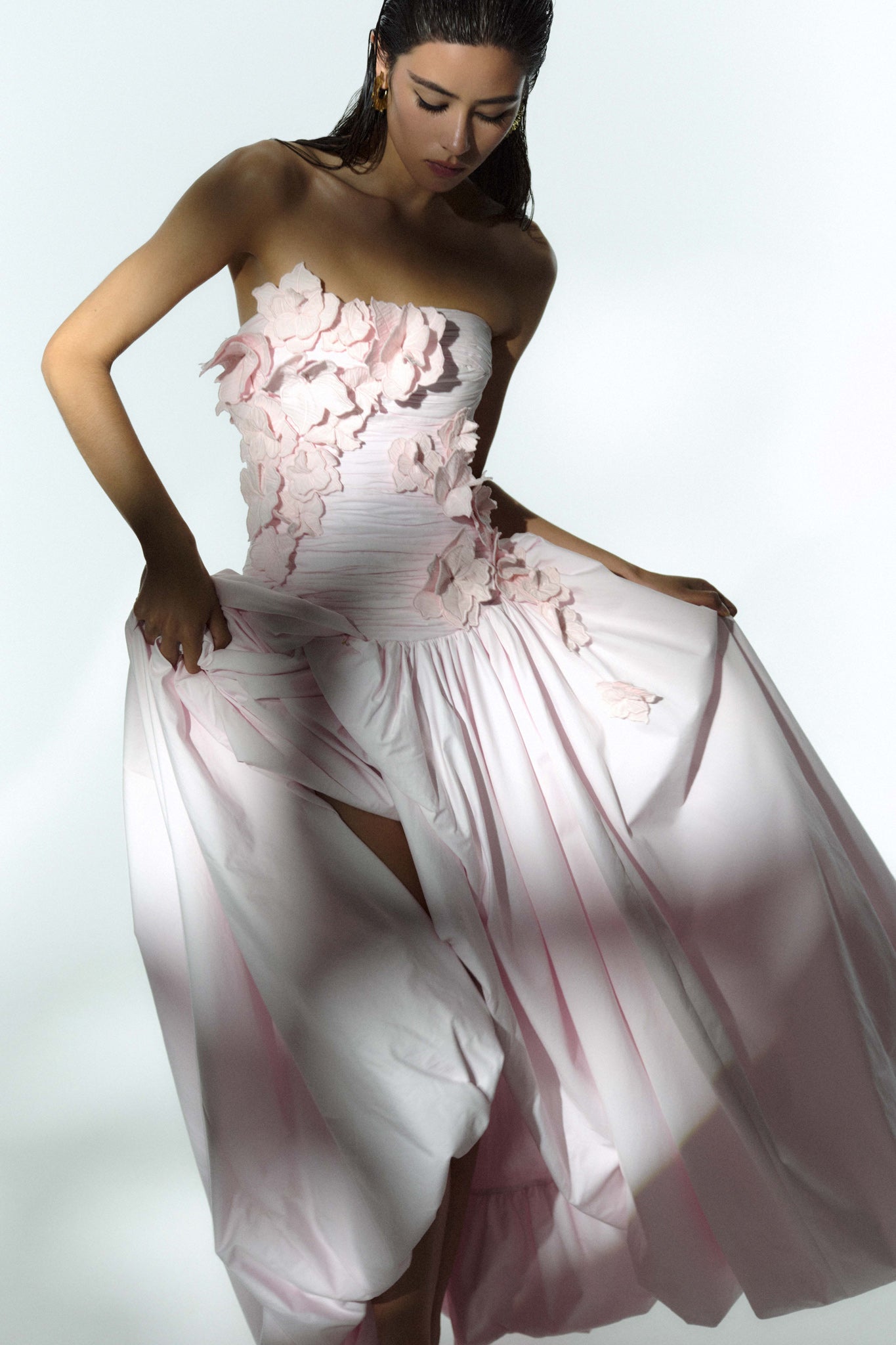 Splendour Flower Gown Pastel Pink Aje – Aje AU - Main Image