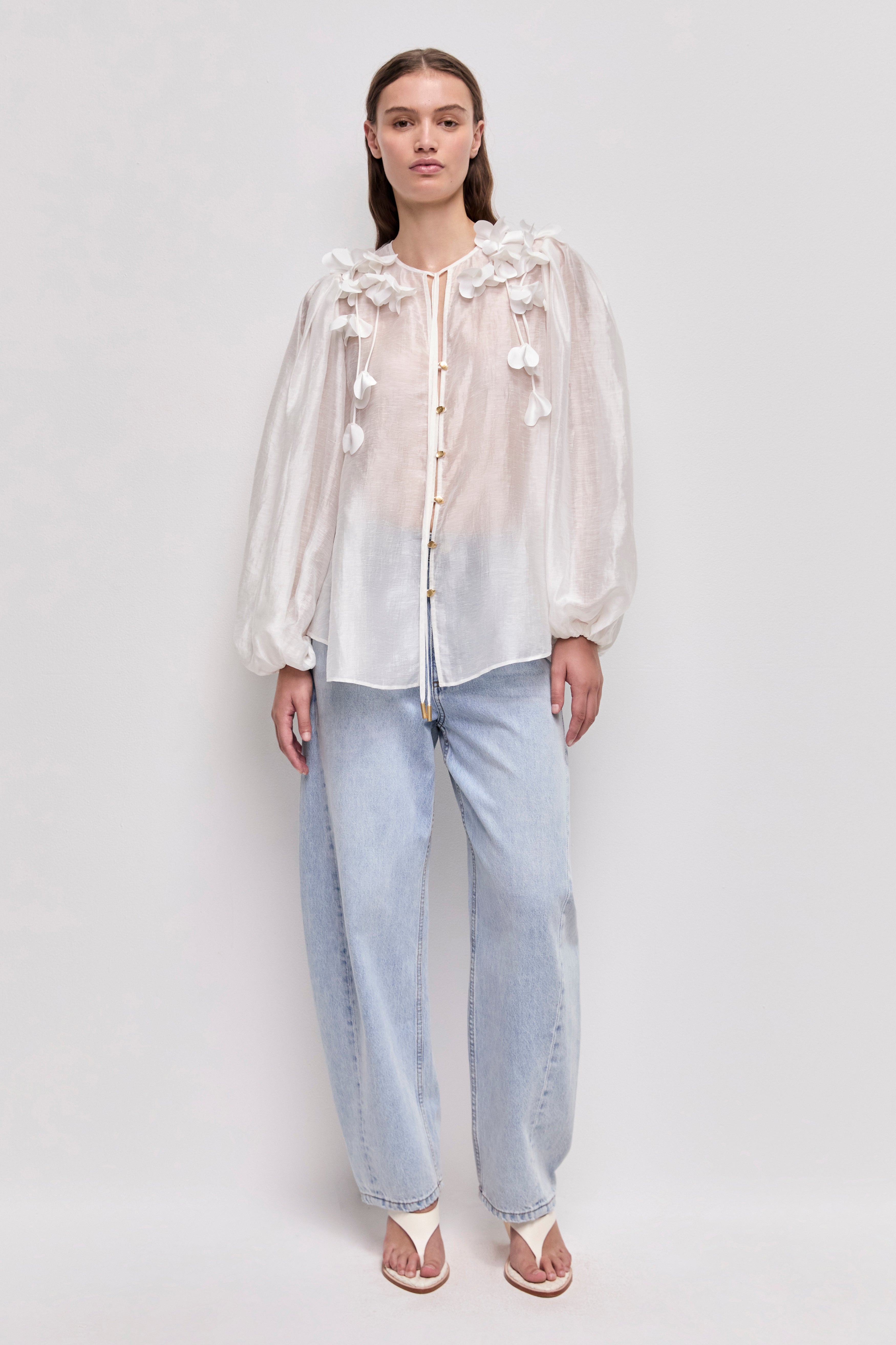 Camille Flower Blouse