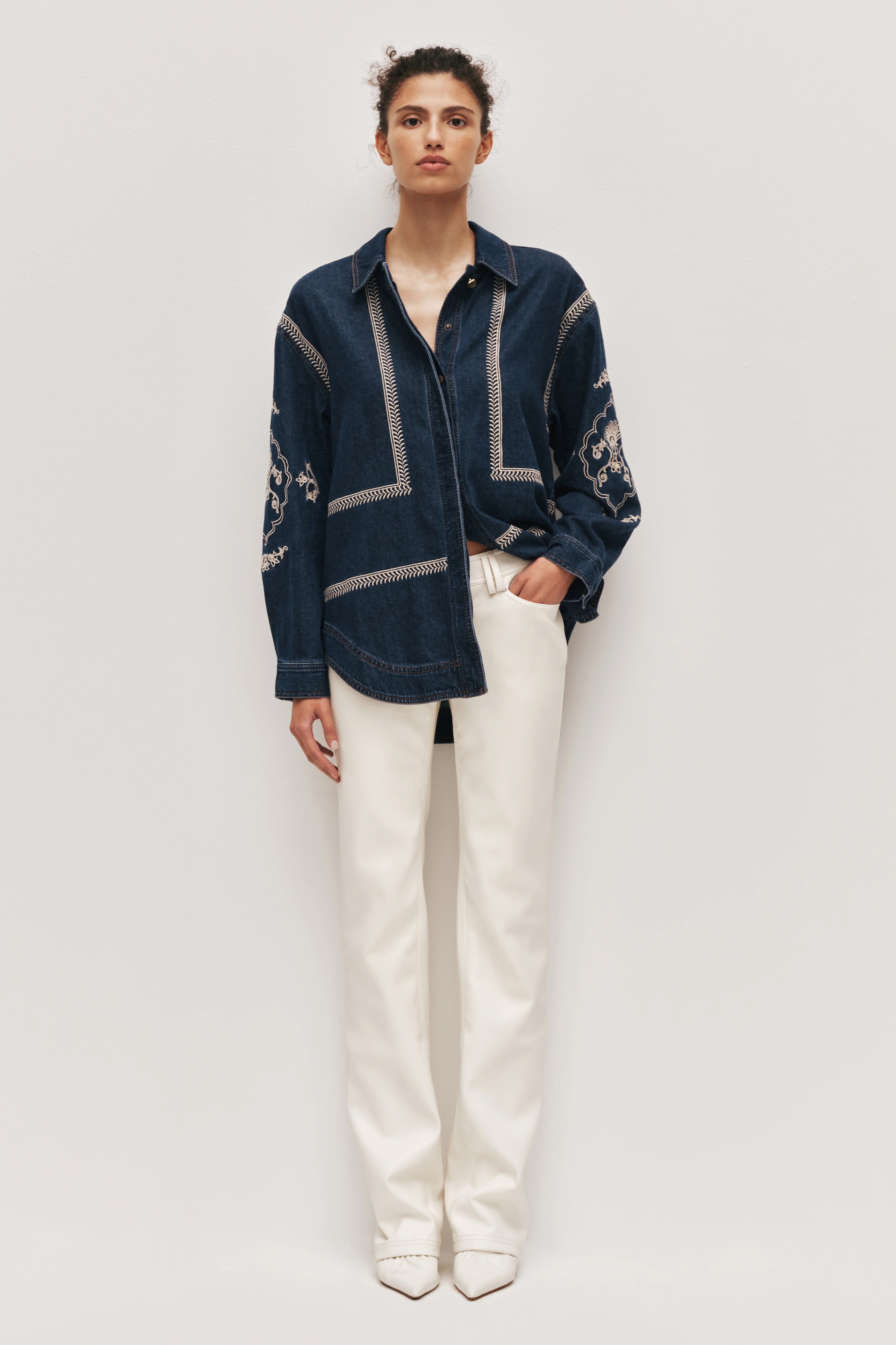 Lotus Denim Shirt