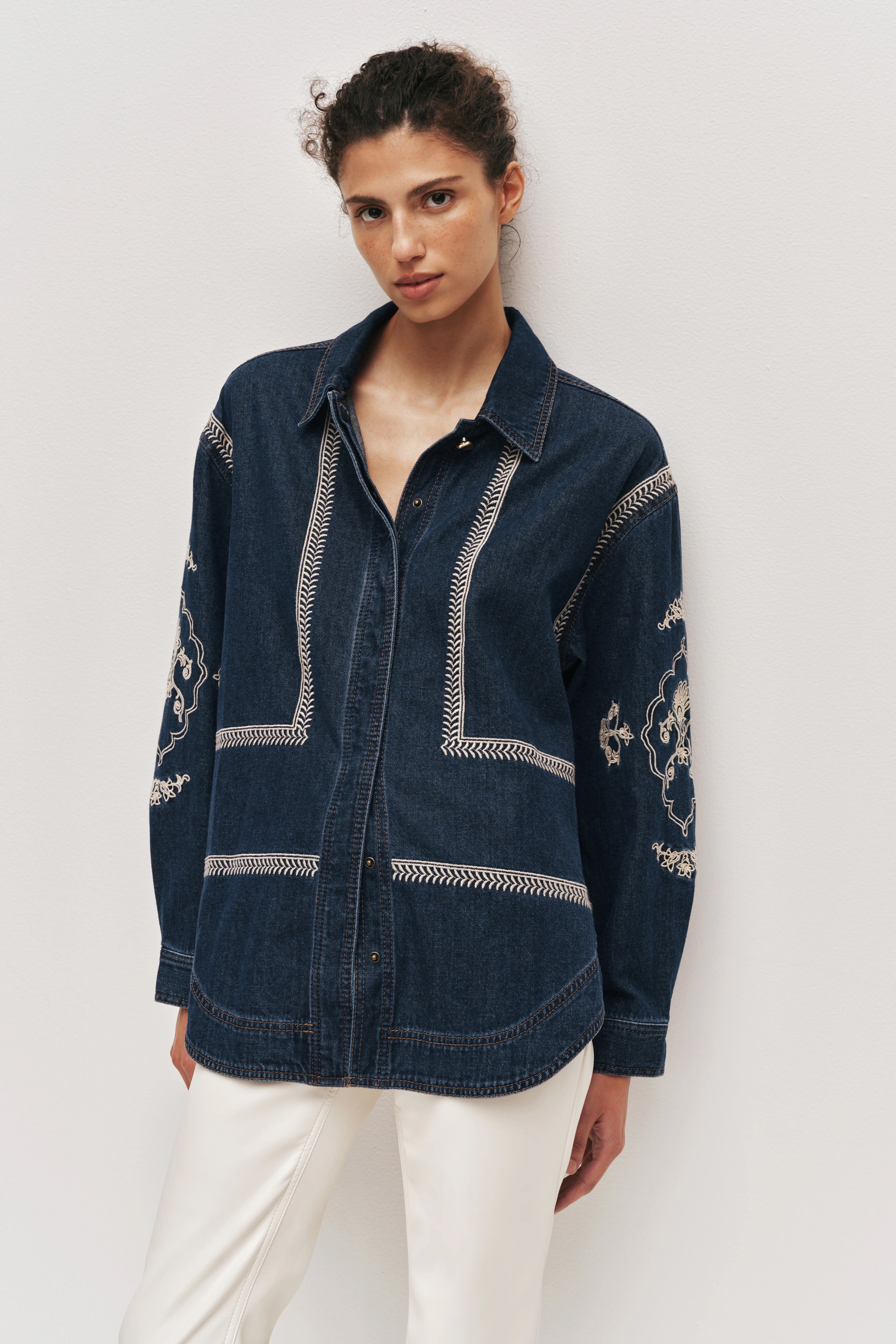 Lotus Denim Shirt