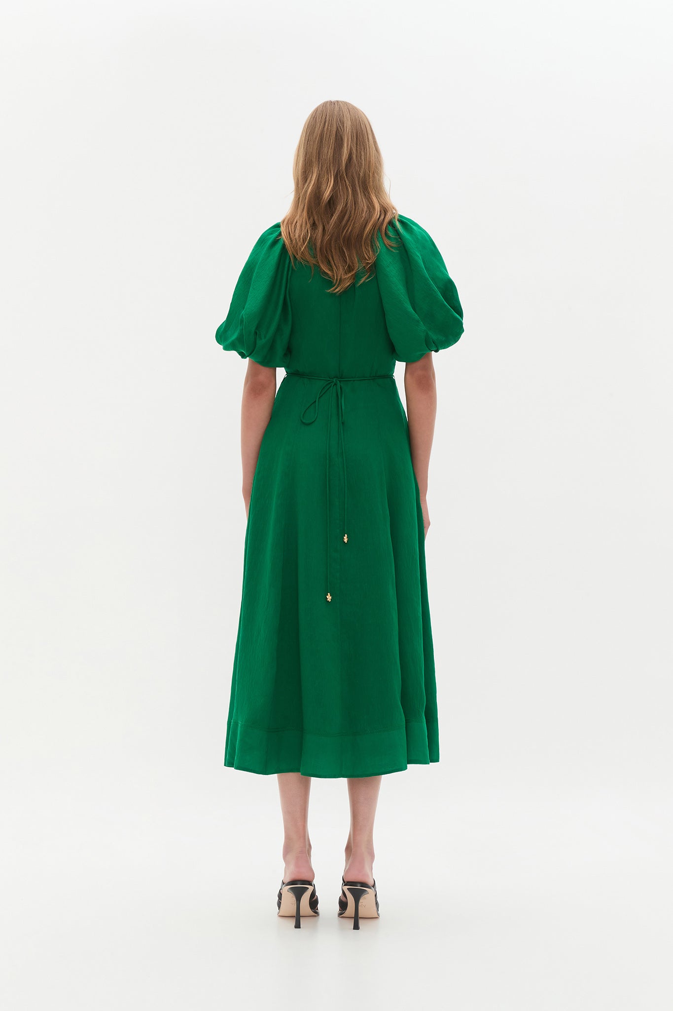 Alma Midi Dress | Green Sapphire | Aje Aje AU Alma Midi Dress | Green Sapphire | Aje Aje AU