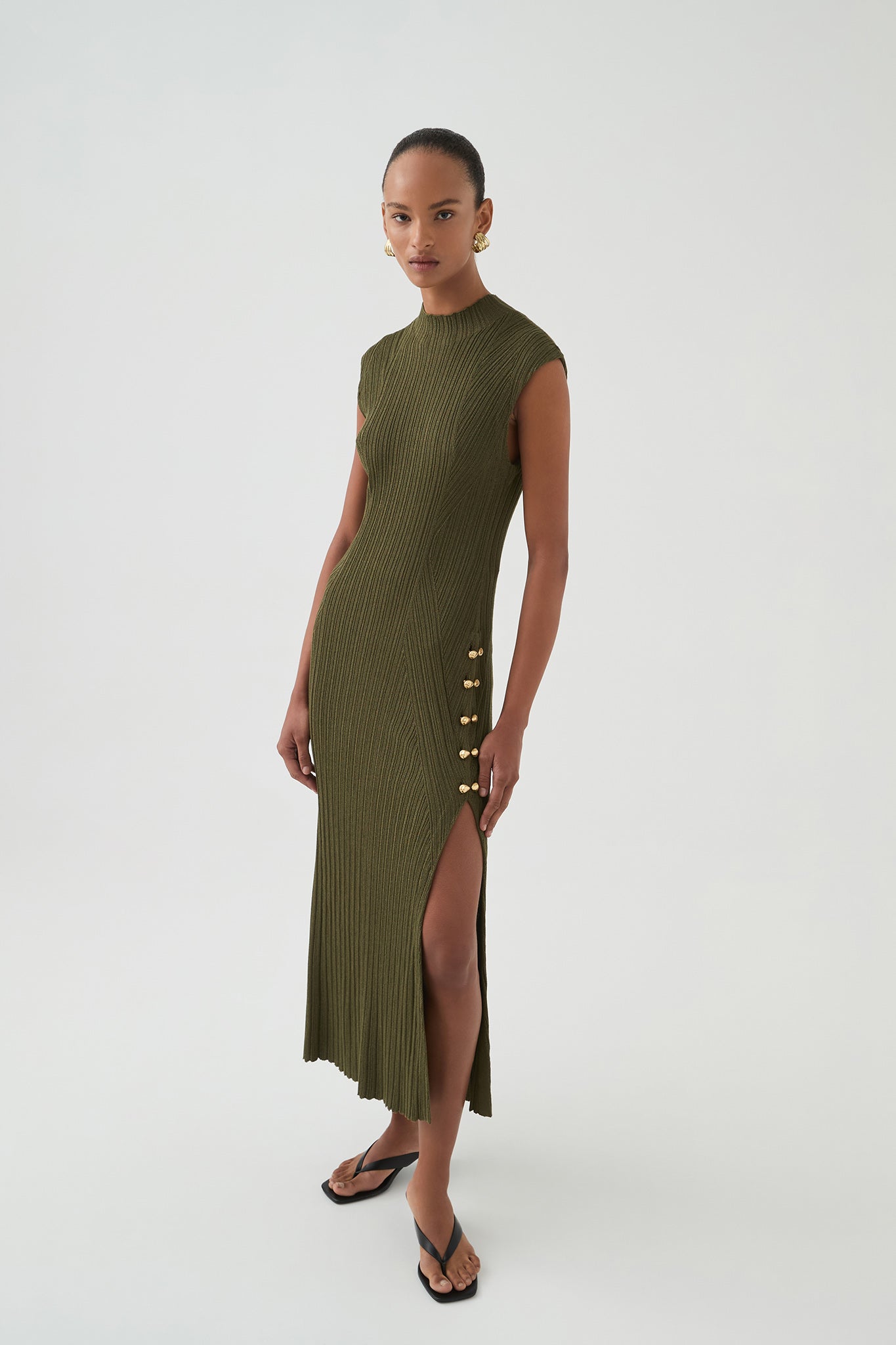 aje crescent knit midi dress Aje | Dresses | Aje Crescent Knit Midi Dress Pink Size Large New