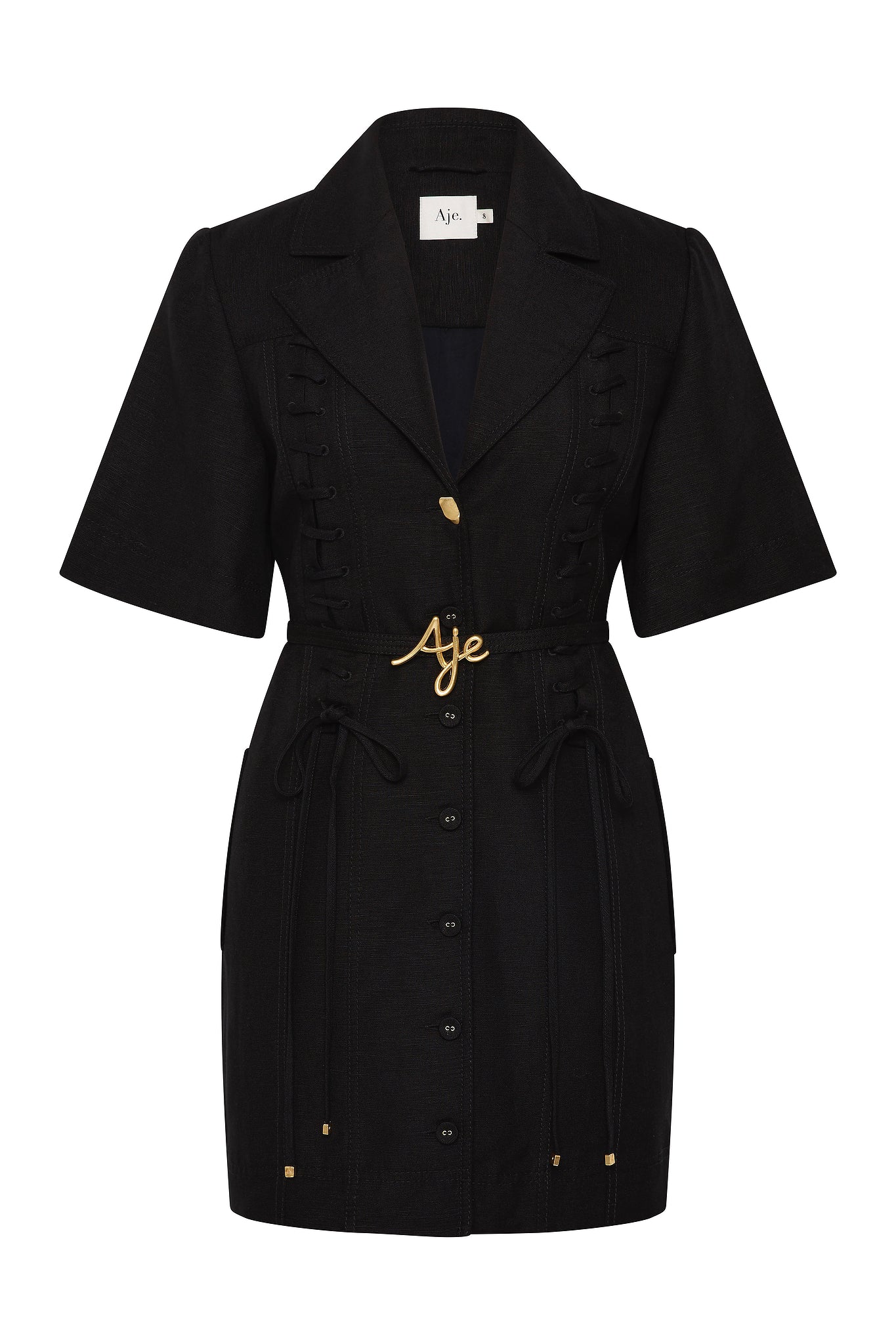 Ana Mini Dress | Black | Aje Aje AU Ana Mini Dress | Black | Aje Aje AU
