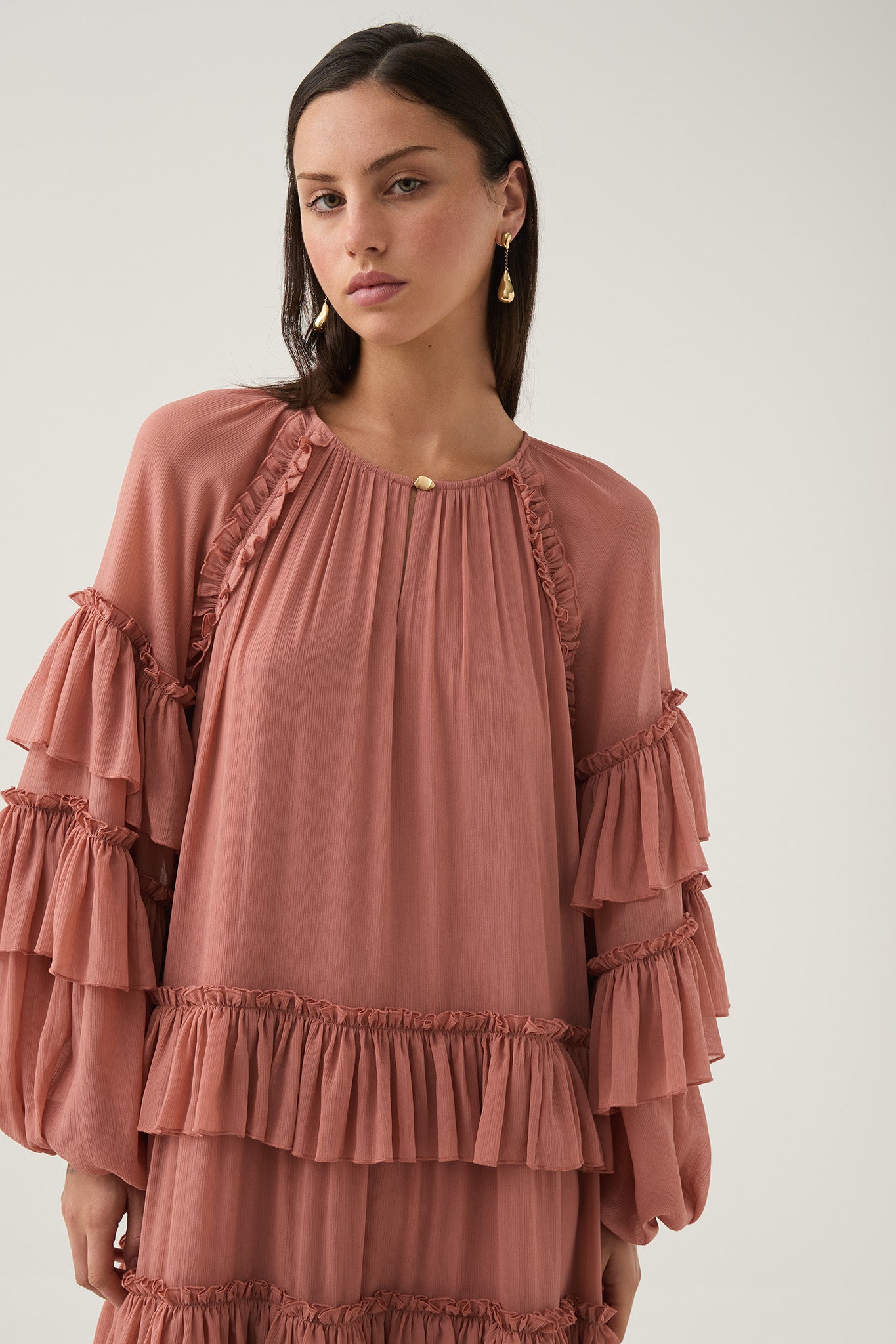 Mina Maxi Dress | Terracotta | Aje Aje AU Mina Maxi Dress | Terracotta | Aje Aje AU