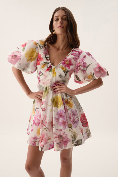 Fleur Mini Dress | Collage Floral