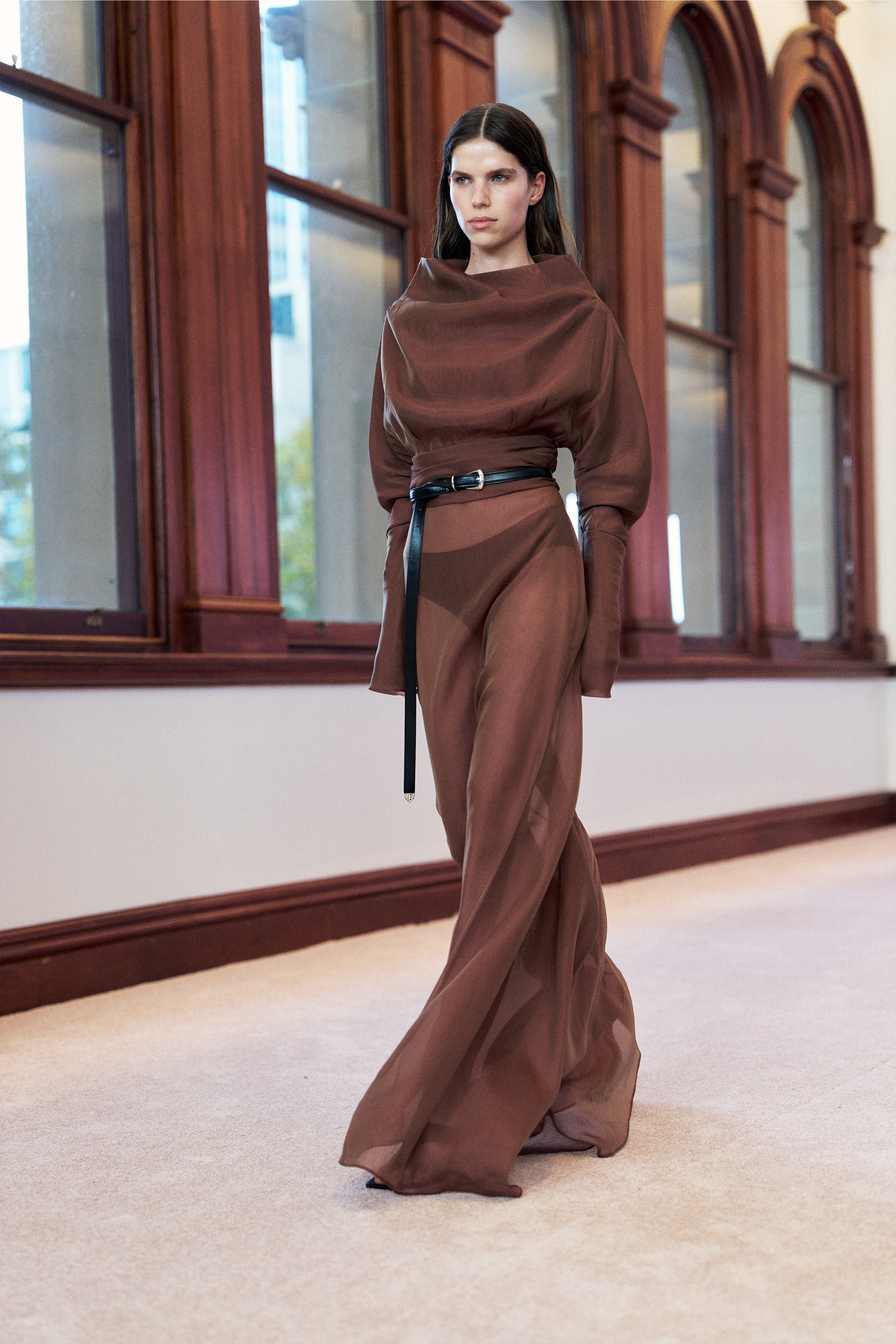 Maxine Long Slim Belt
