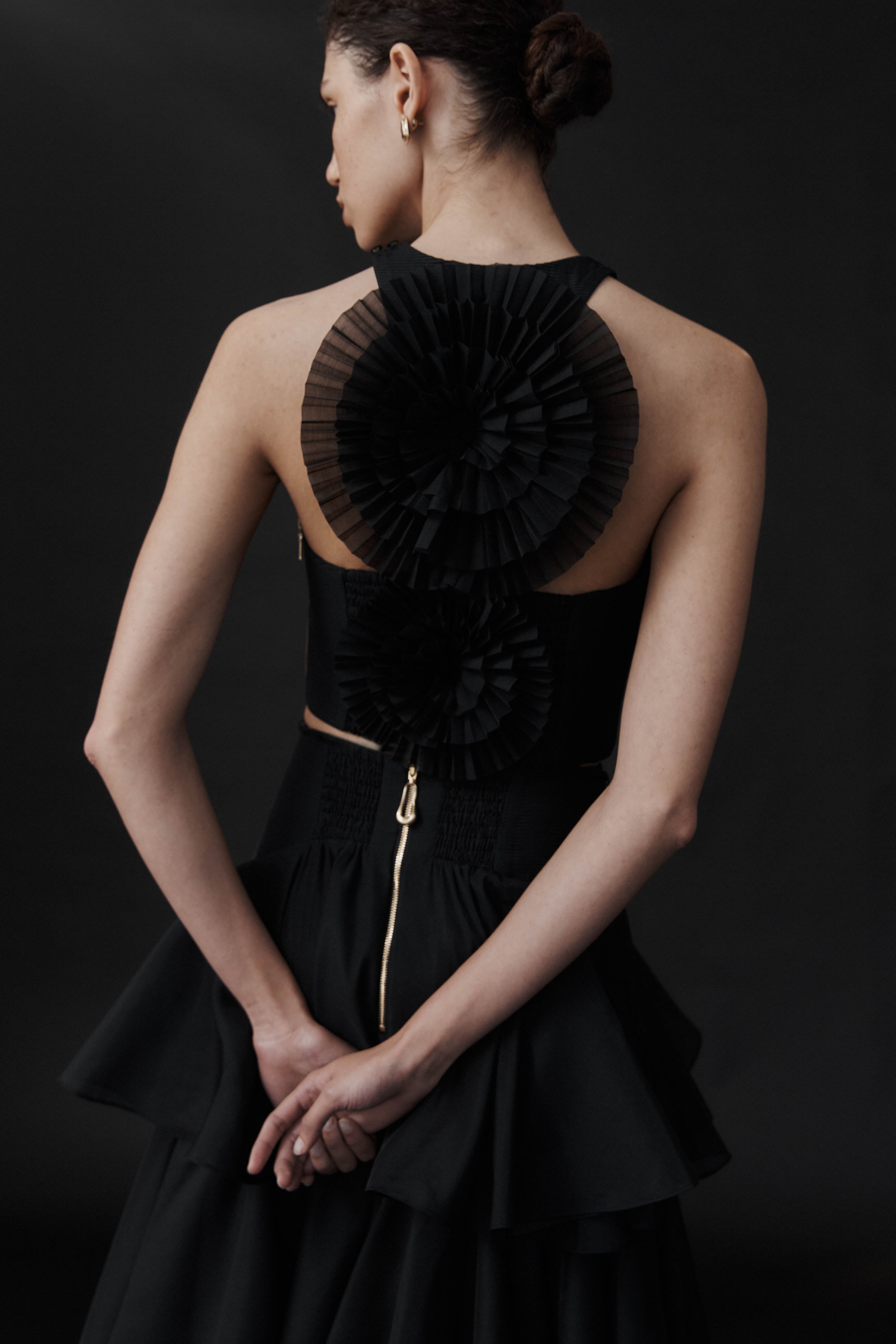 Radiate Pleated Top