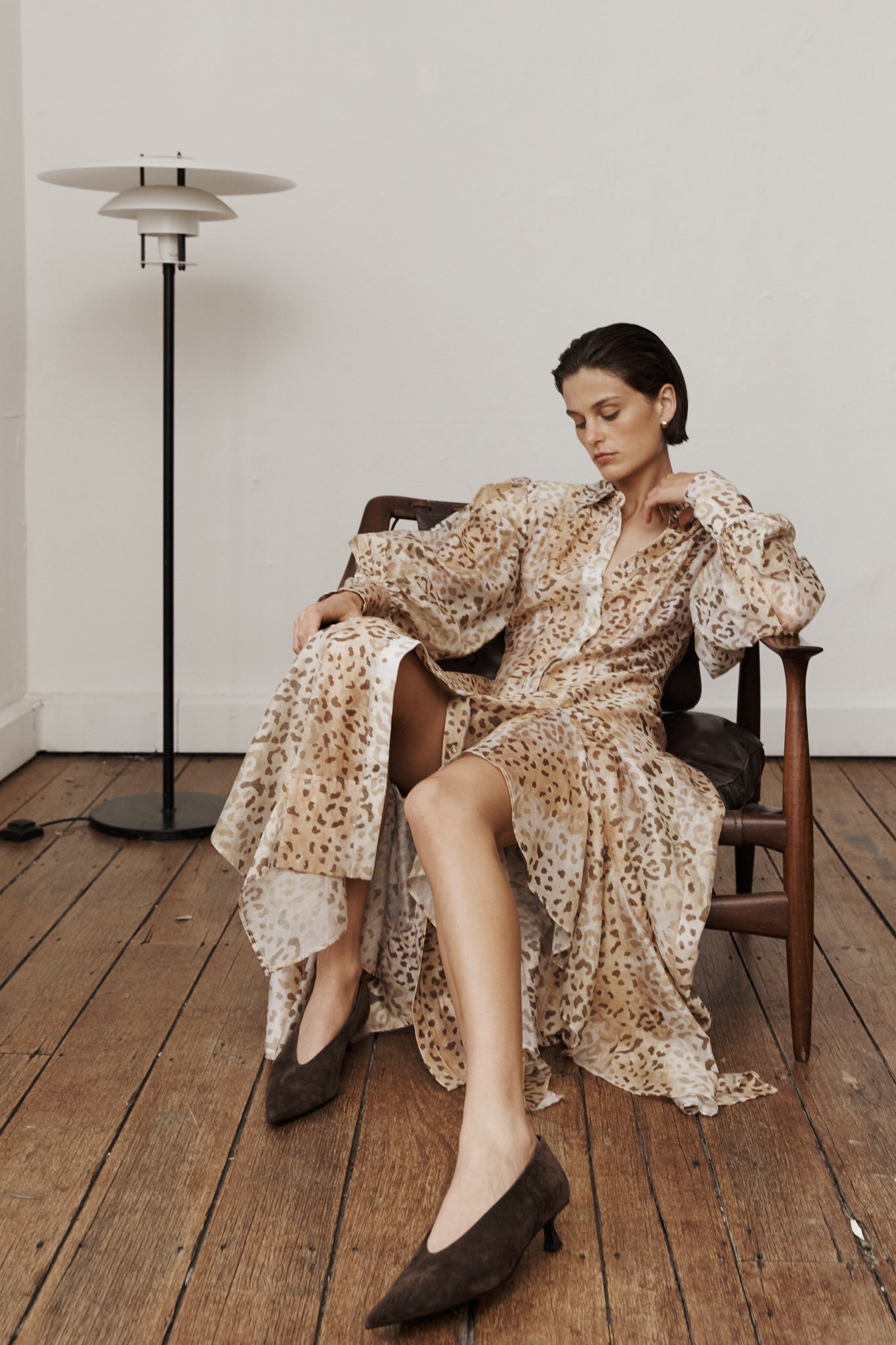 Caelia Midi Shirt Dress