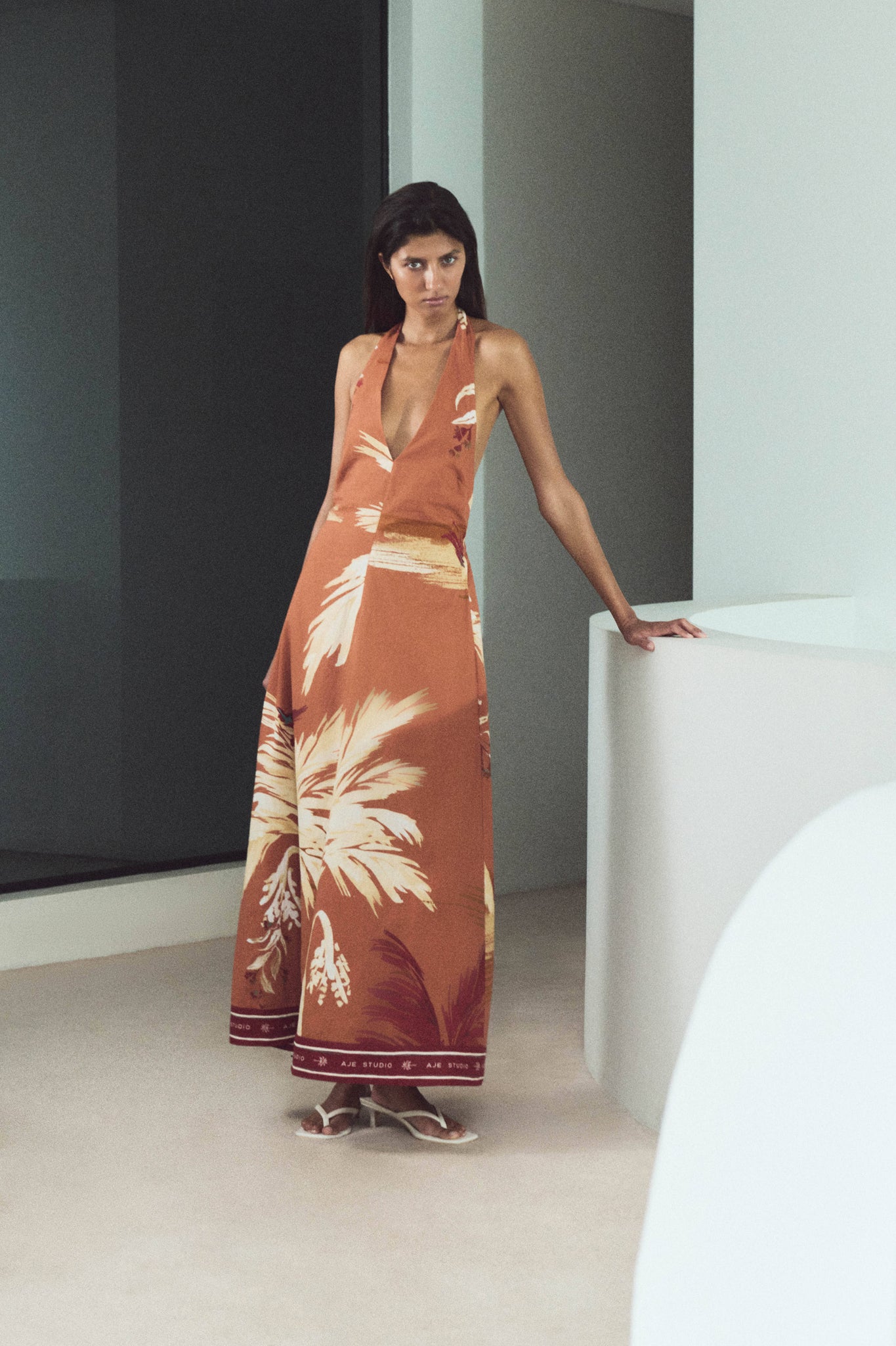 Sol Halter Maxi Dress