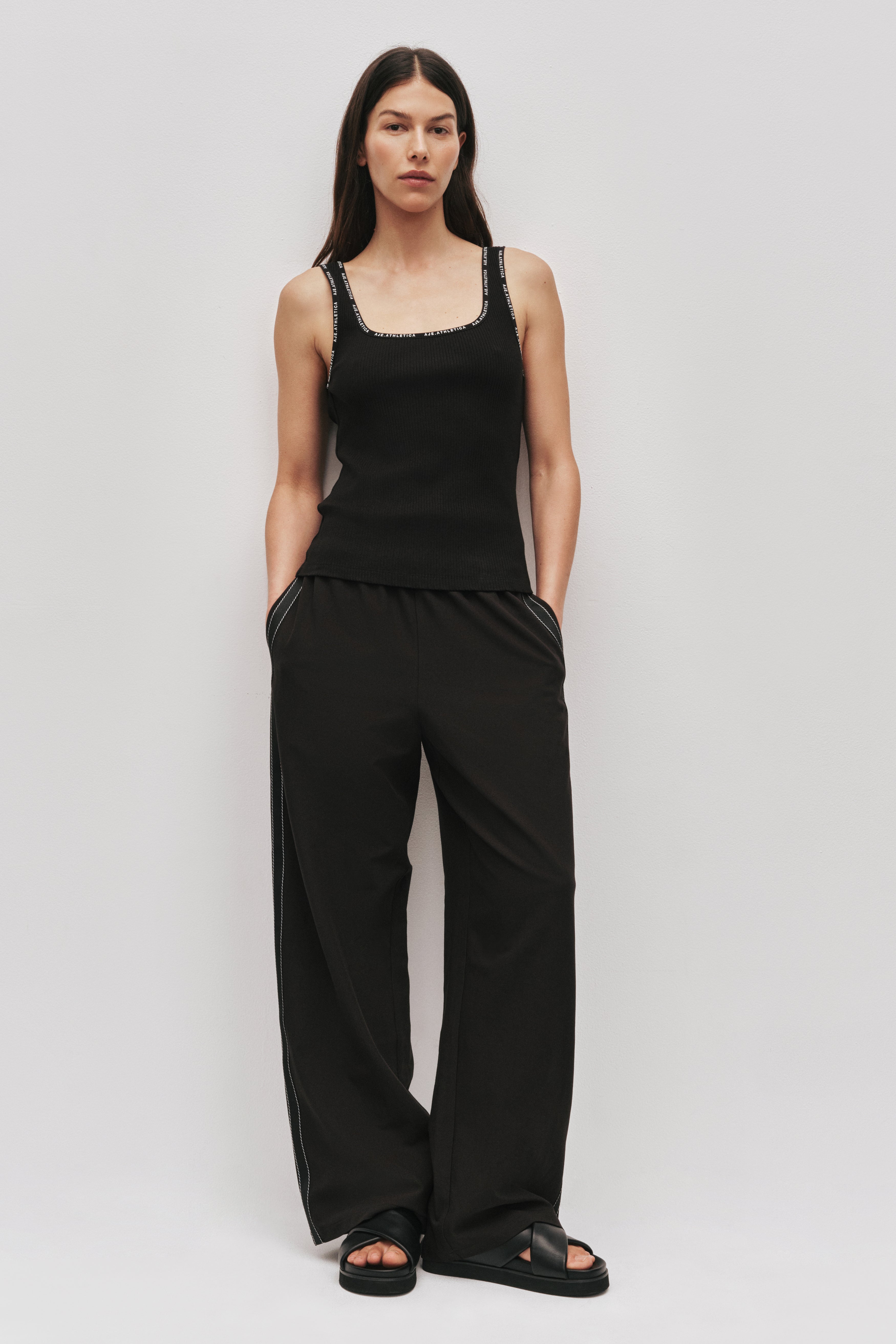 Square Neck Logo Tank 136