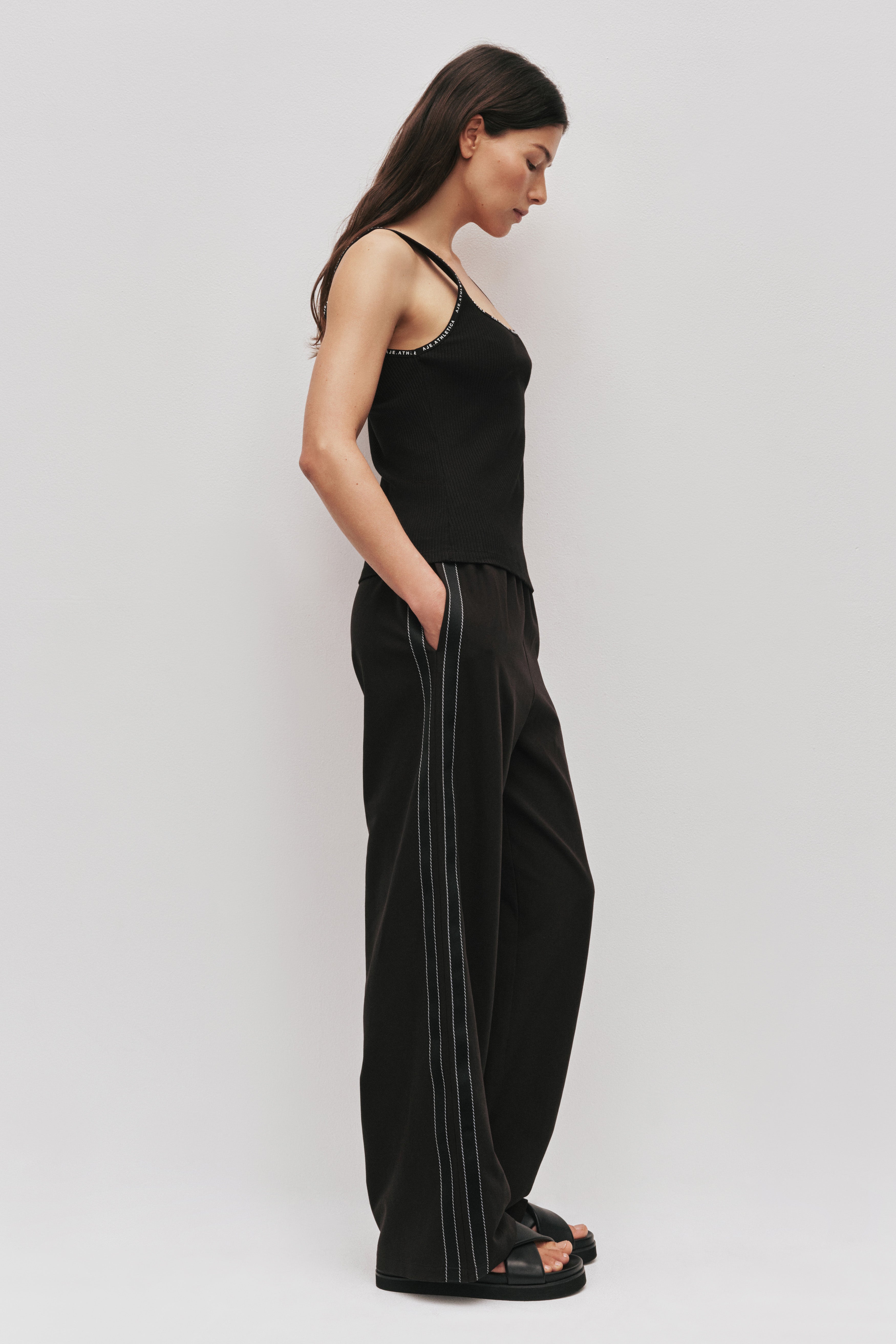 Square Neck Logo Tank 136