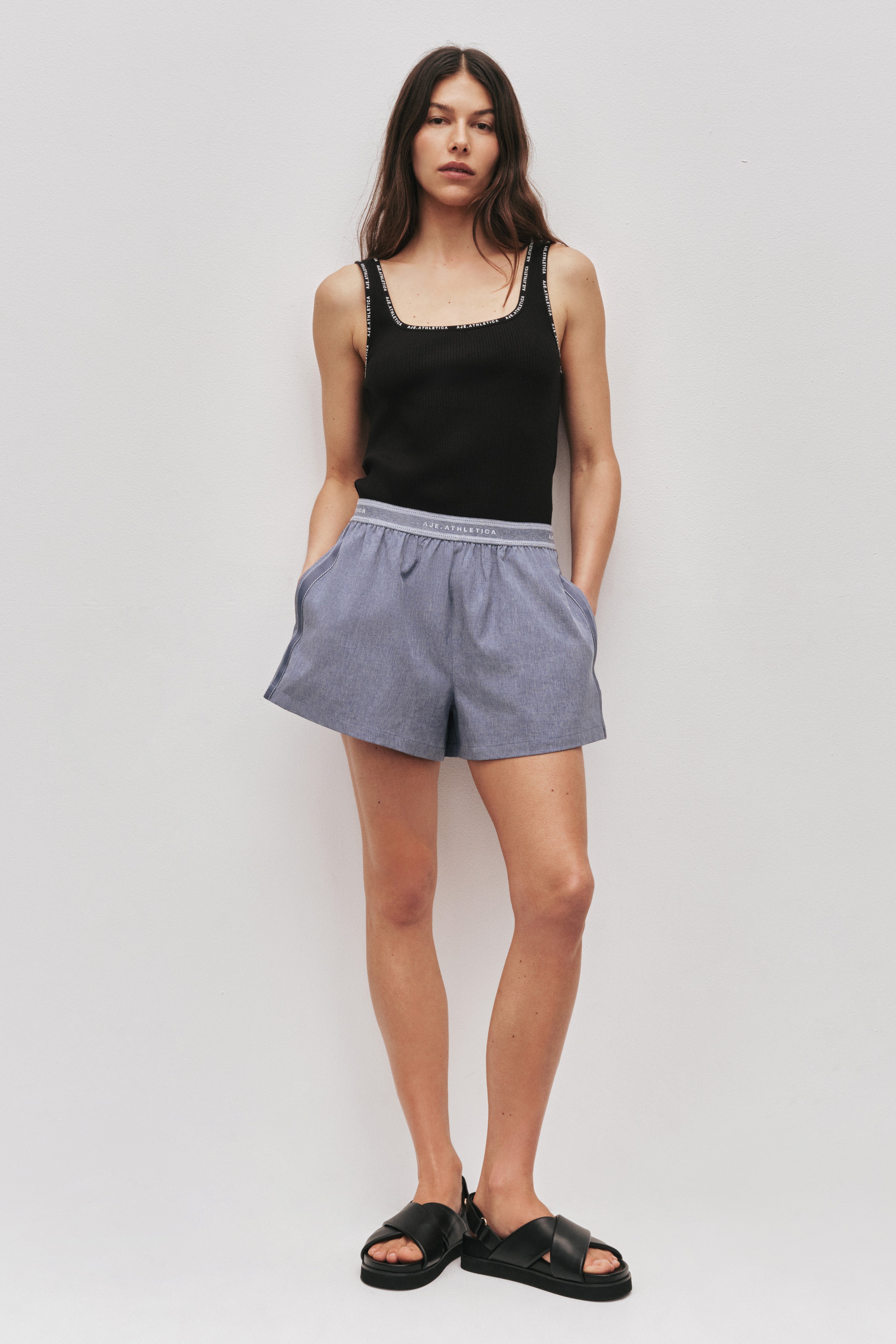 Logo Elastic Spray Short 603