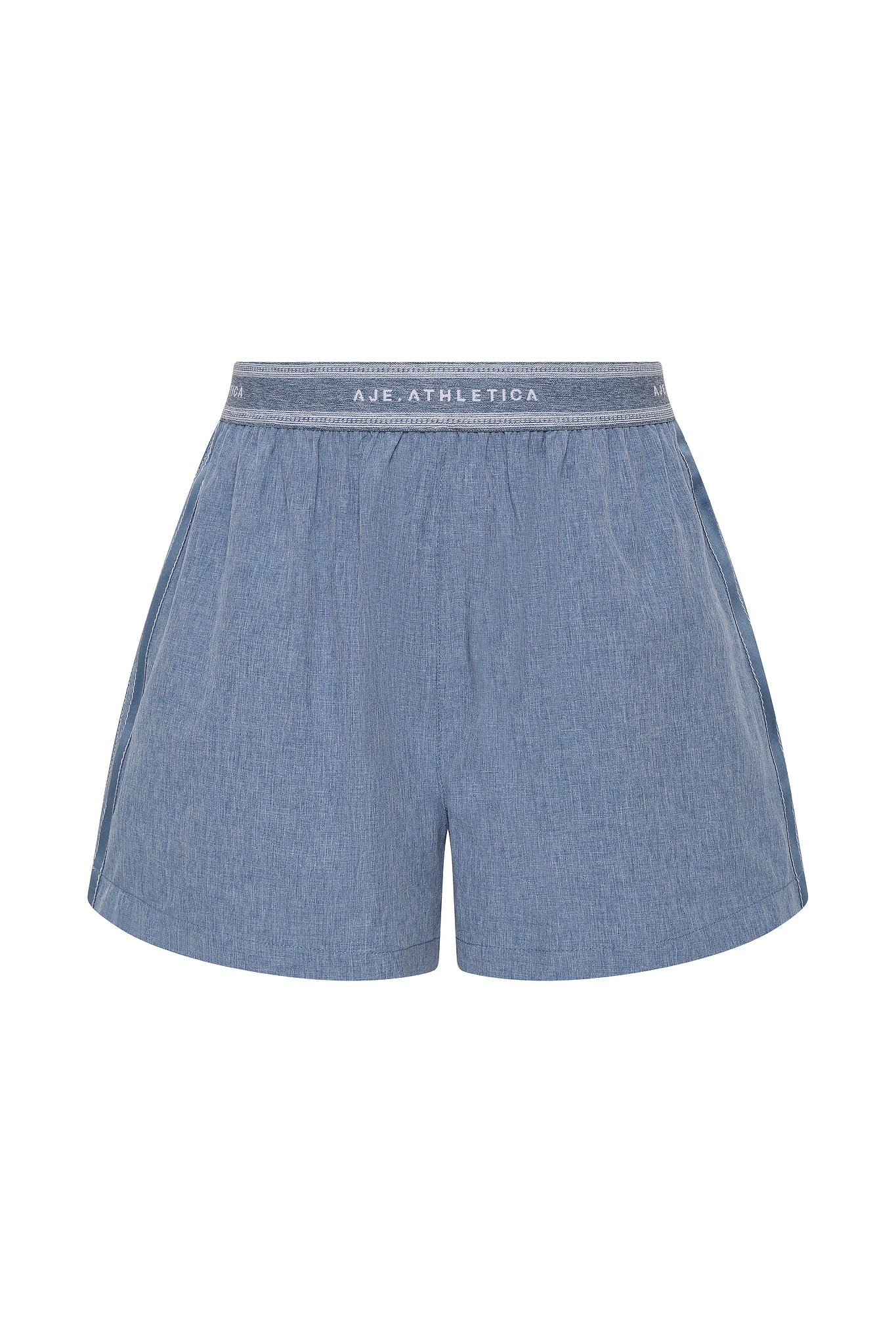Logo Elastic Spray Short 603 | Washed Blue | Aje Athletica