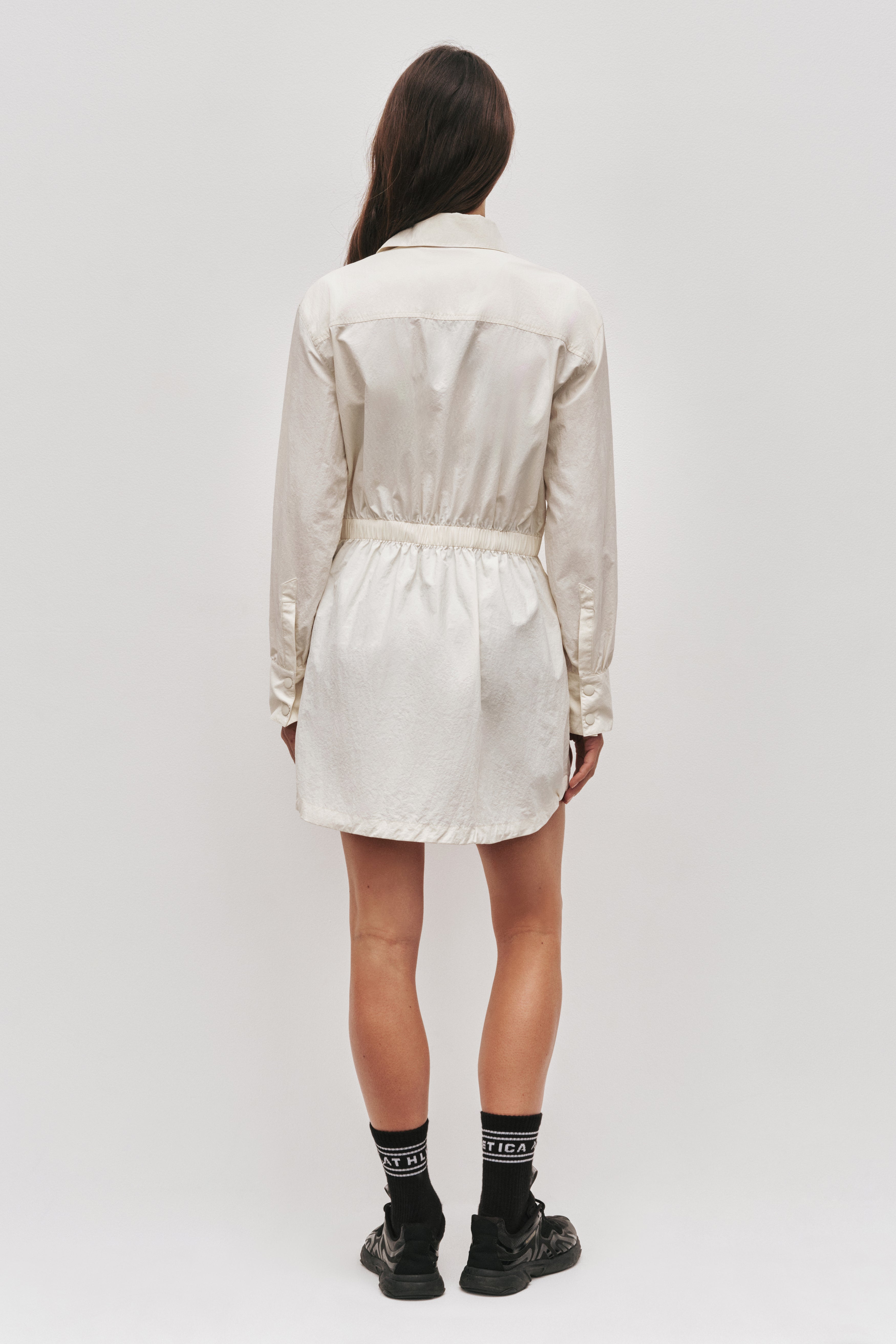 Cinched Spray Shirt Dress 824