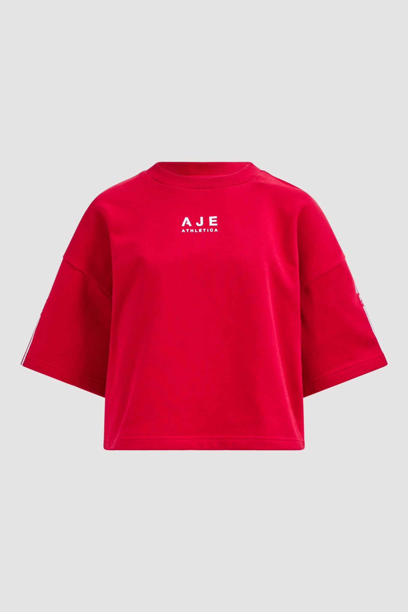 Stripe Crop Terry Tee 116