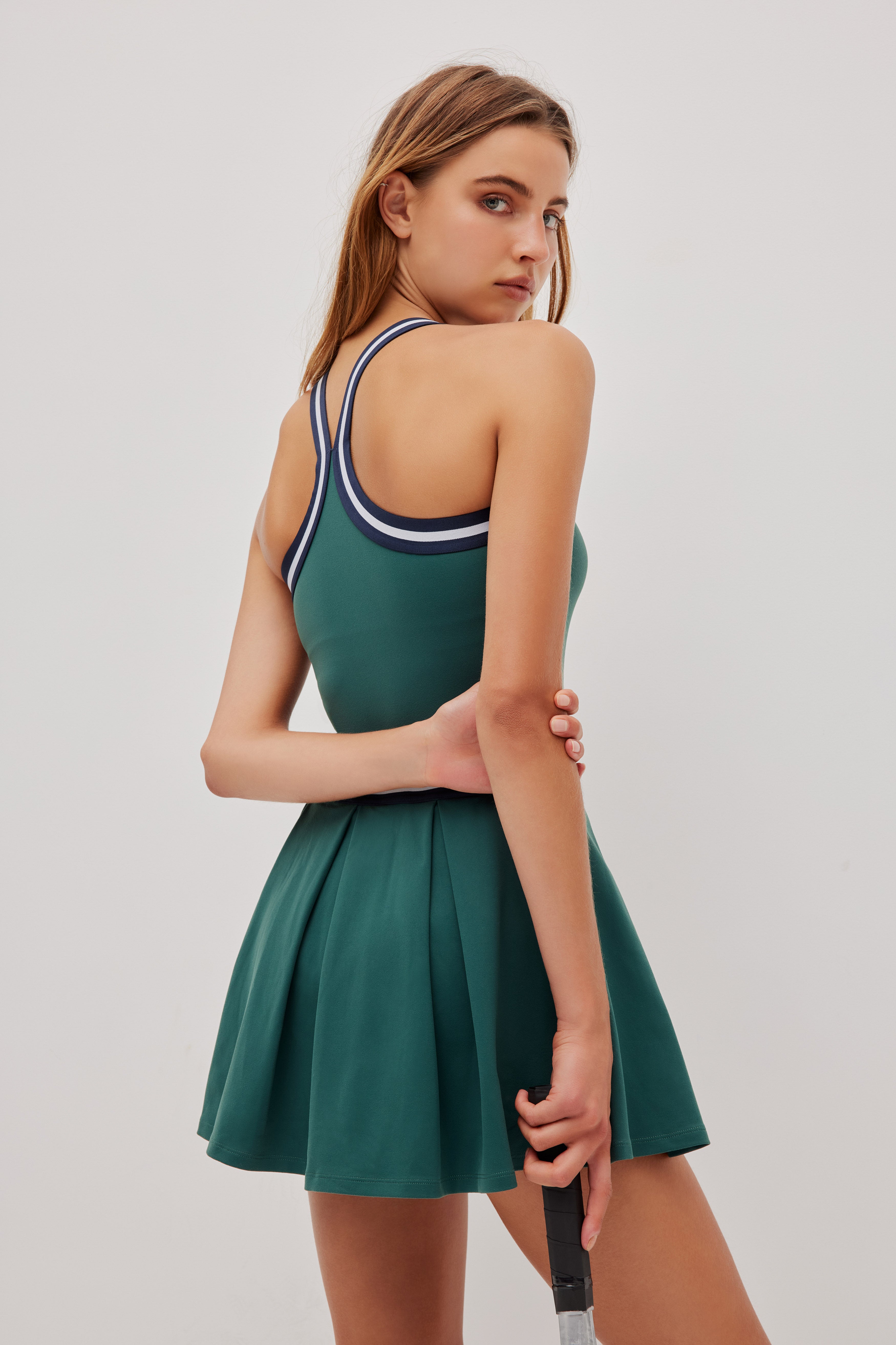 Pleated Tennis Dress 802 | Velocity Green | Aje Athletica Aje AU Pleated Tennis Dress 802 | Velocity Green | Aje Athletica Aje AU