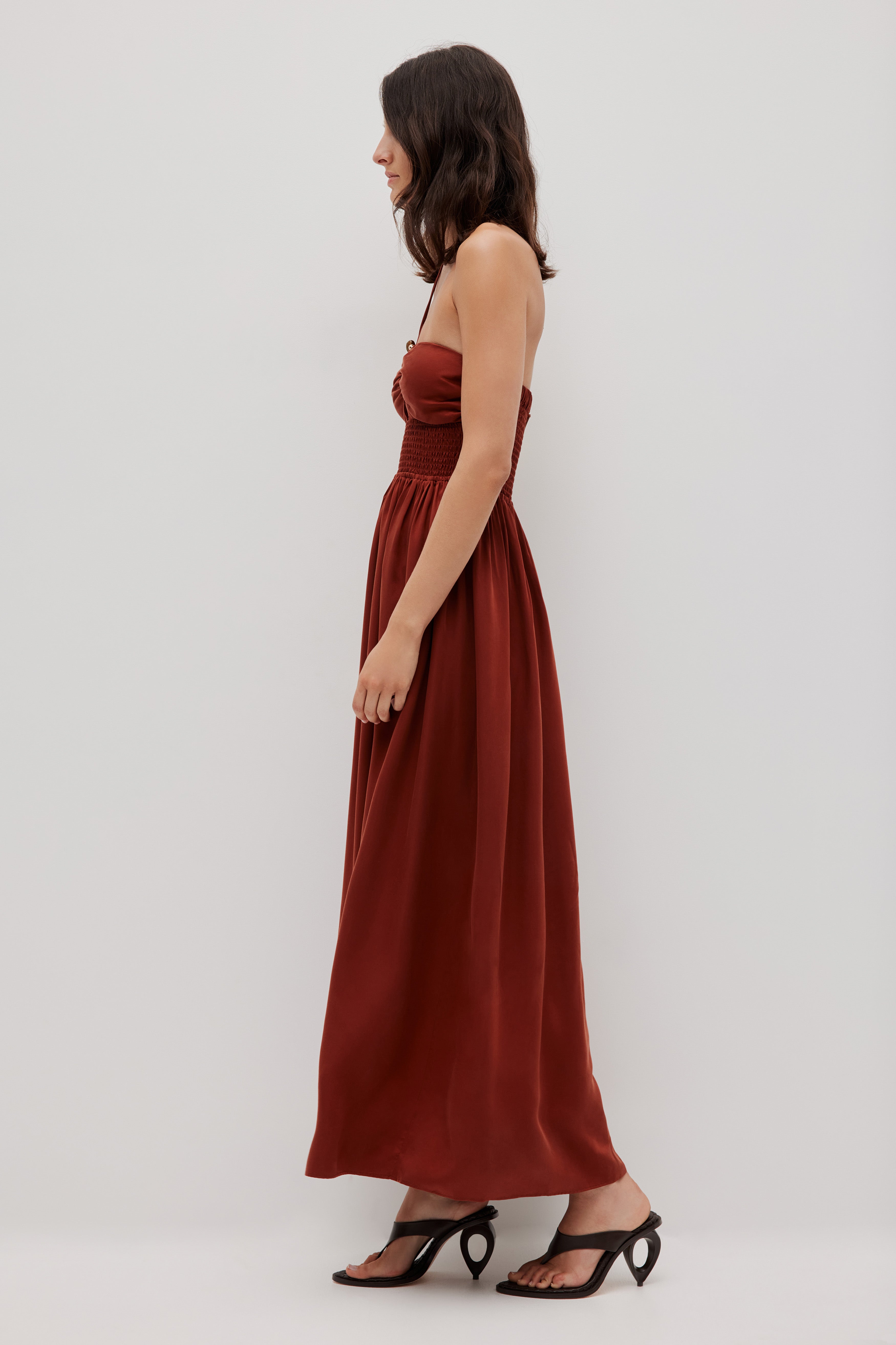 Emberlyn Halter Maxi Dress