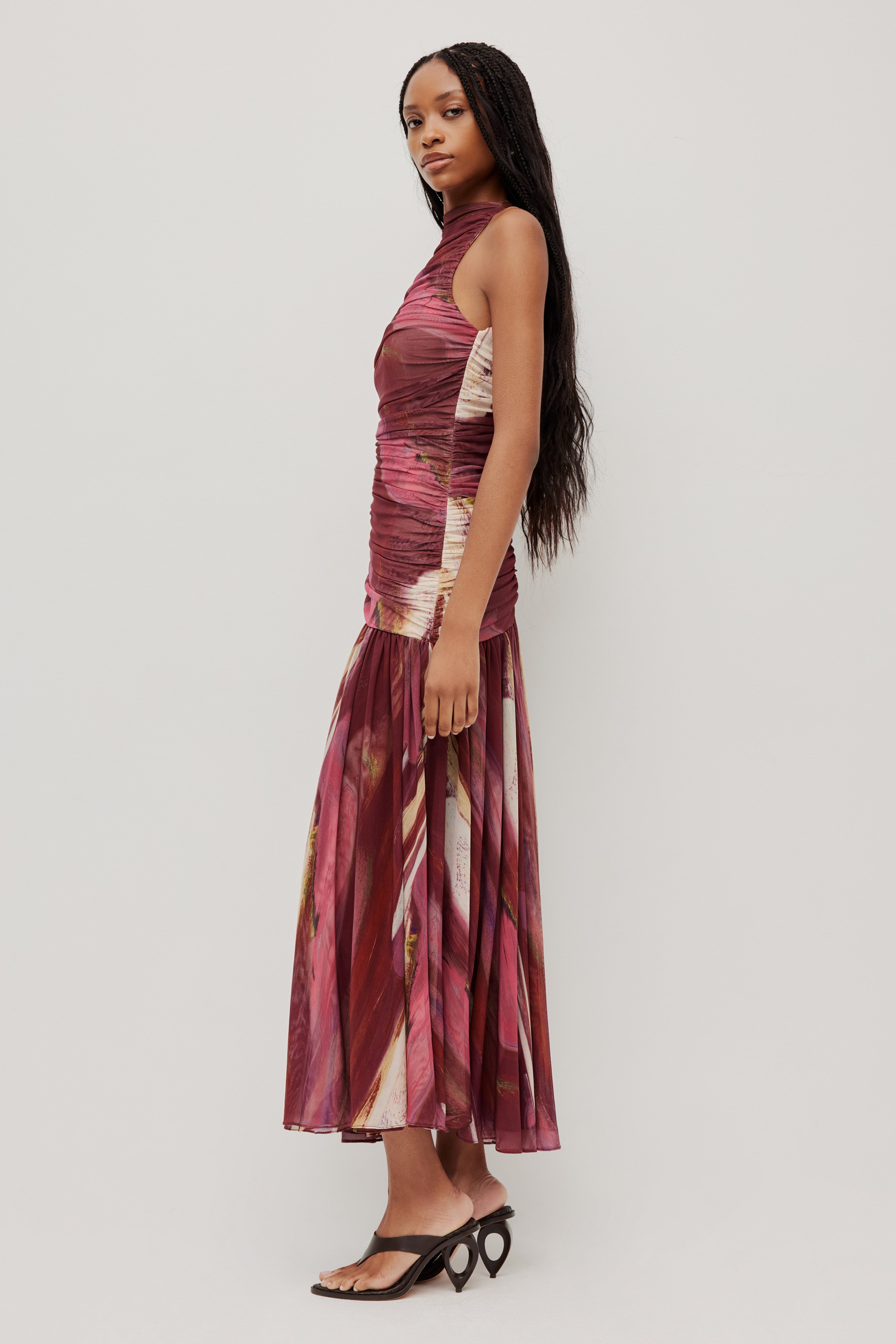 Ines Mesh Maxi Dress