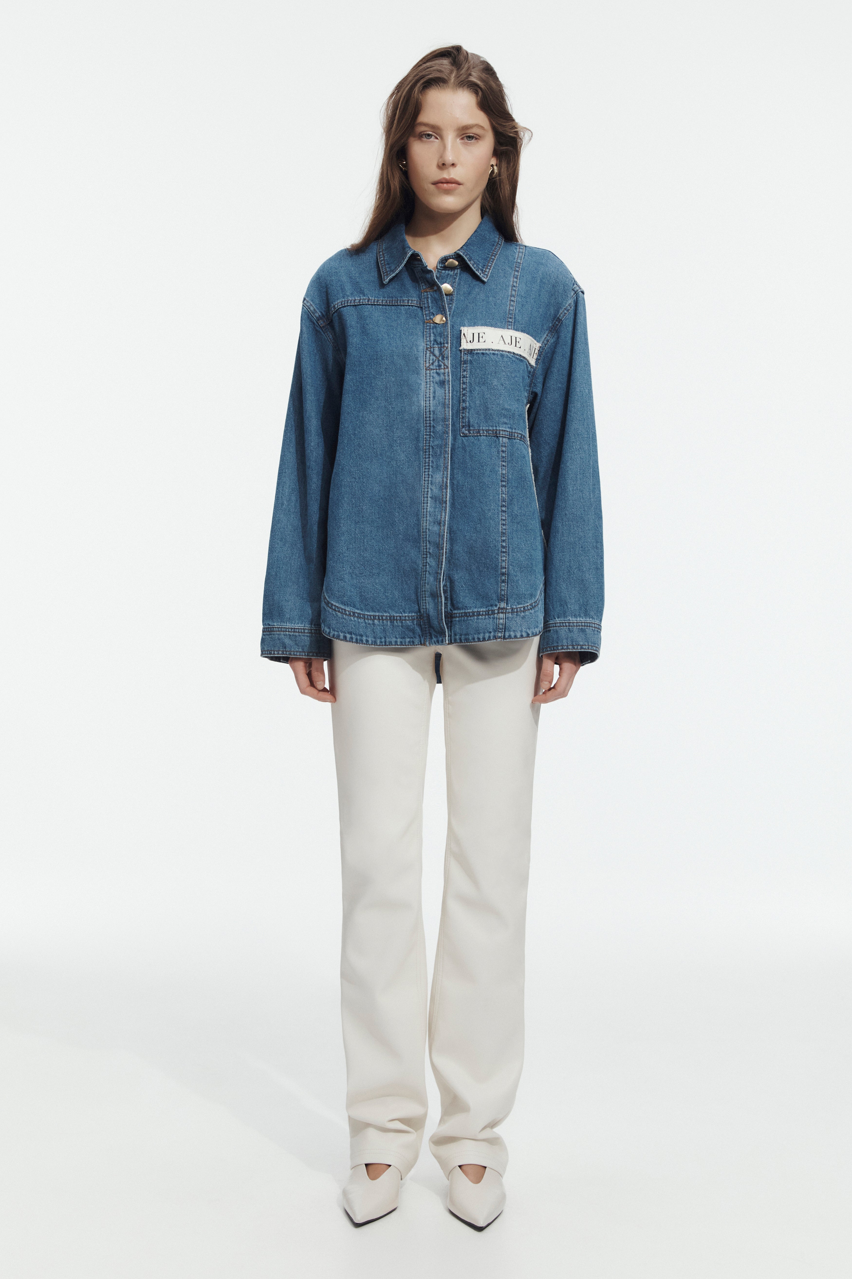 Caserta Logo Denim Shirt