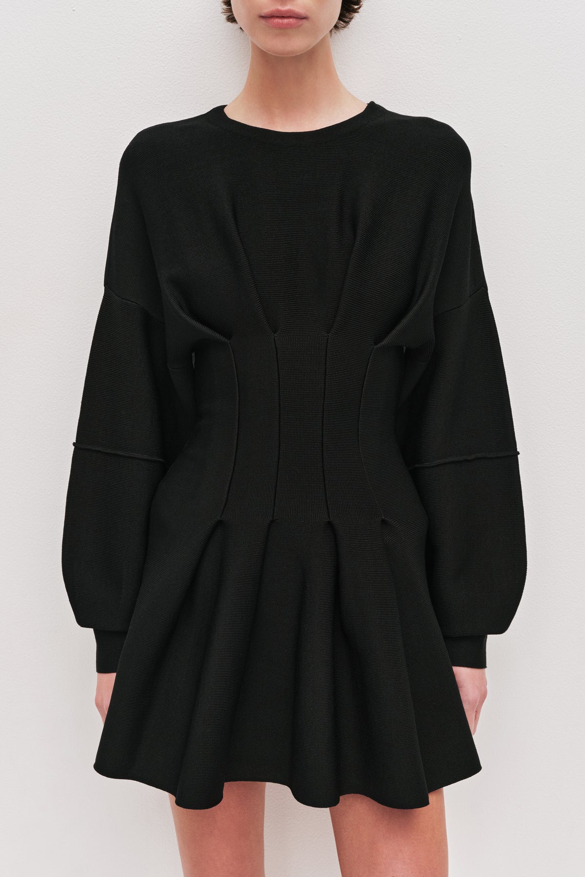 aje cast knit mini dress Saige | Black Aje moonlight
